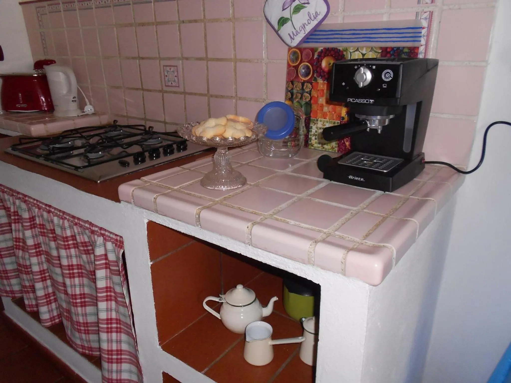 Communal kitchen in B&B Salighes