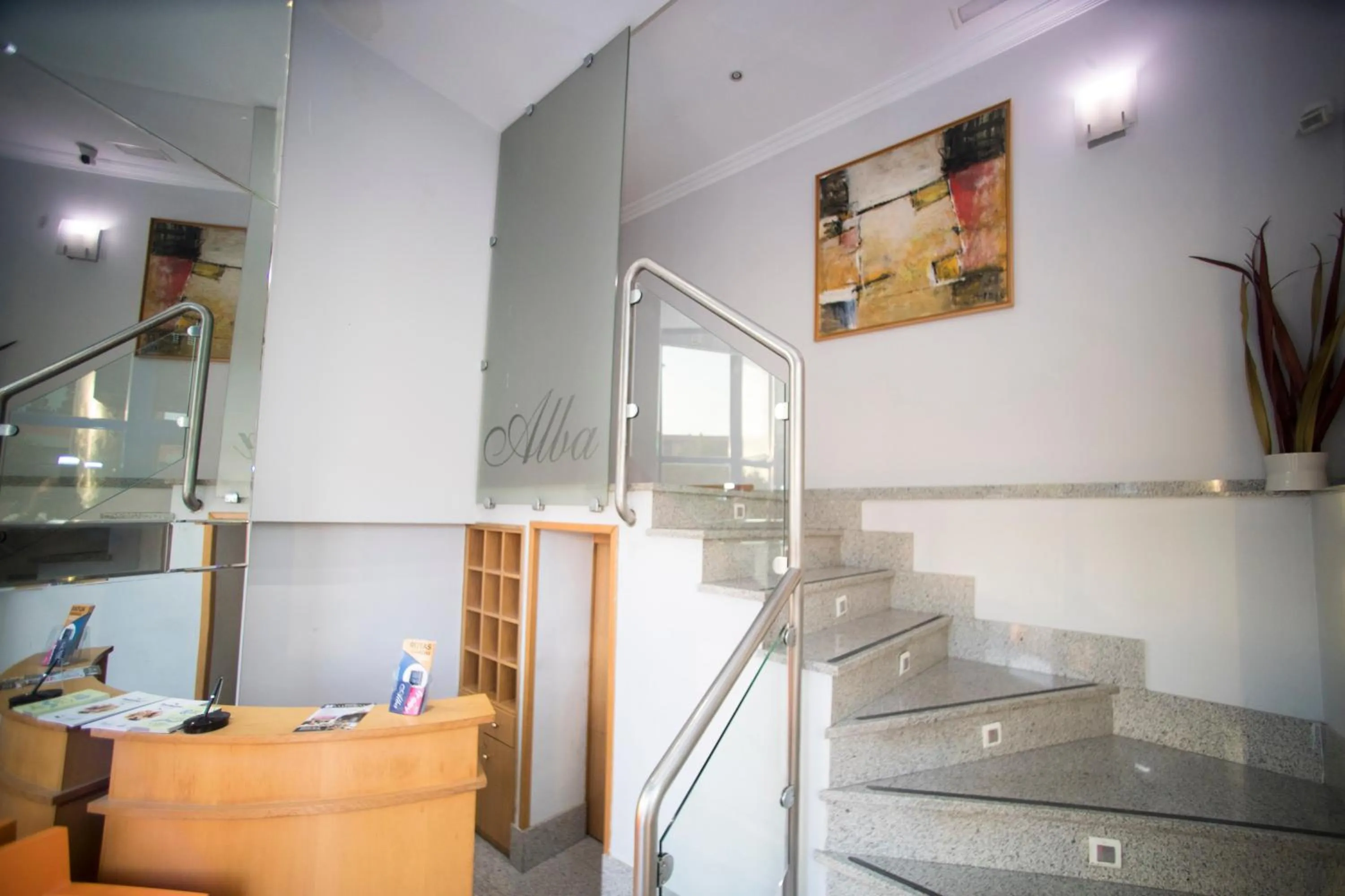 Lobby or reception in Hotel Alba