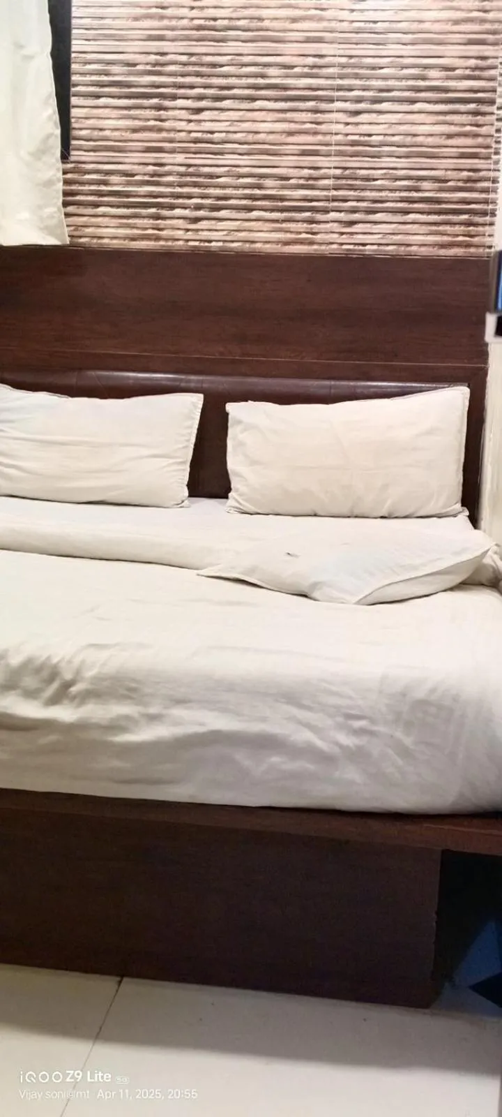 Bed in hotel VIJAY