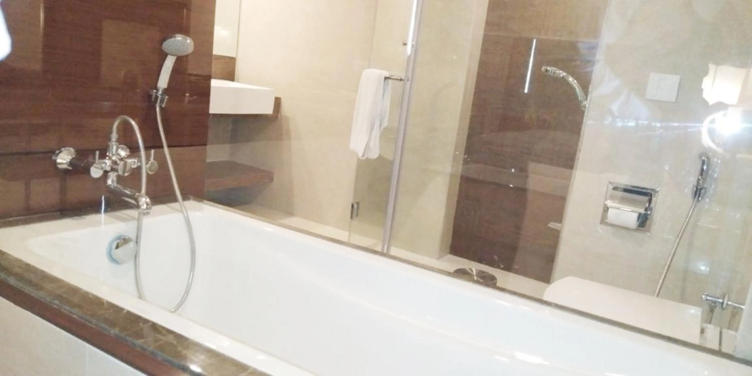 Bathroom in Krishna Palace Hotel - Ambernath