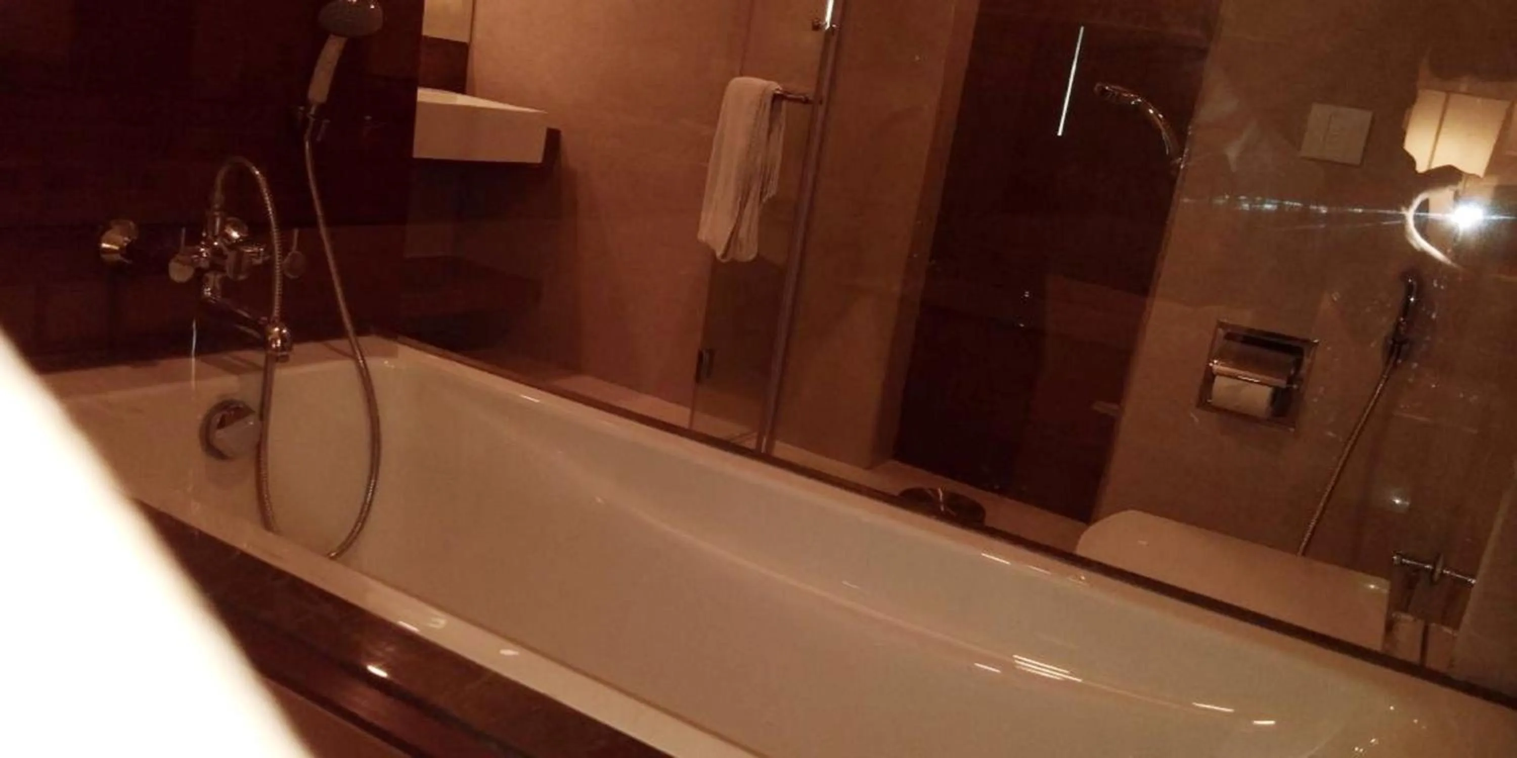 Bathroom in Krishna Palace Hotel - Ambernath