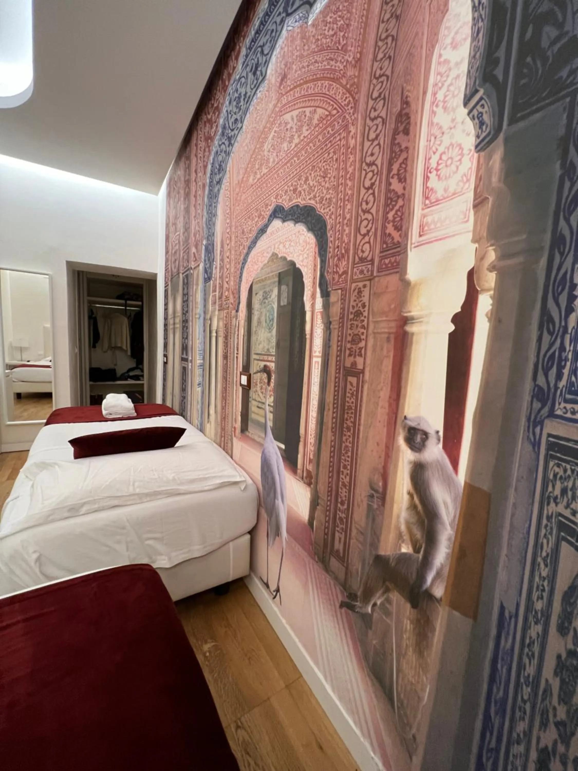 Bedroom, Bed in Trevi Elite Rome