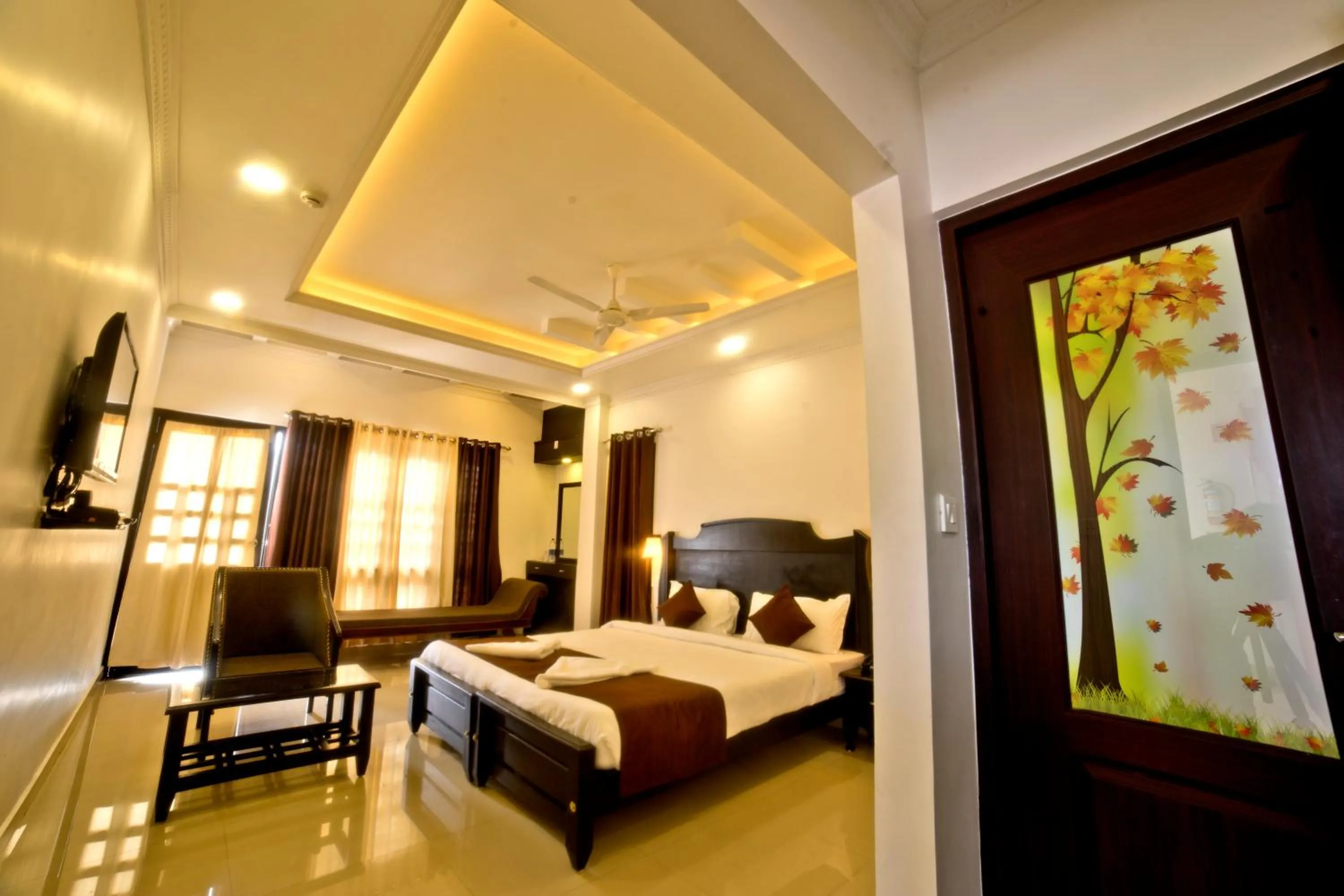 Photo of the whole room, Bed in Wild Saga