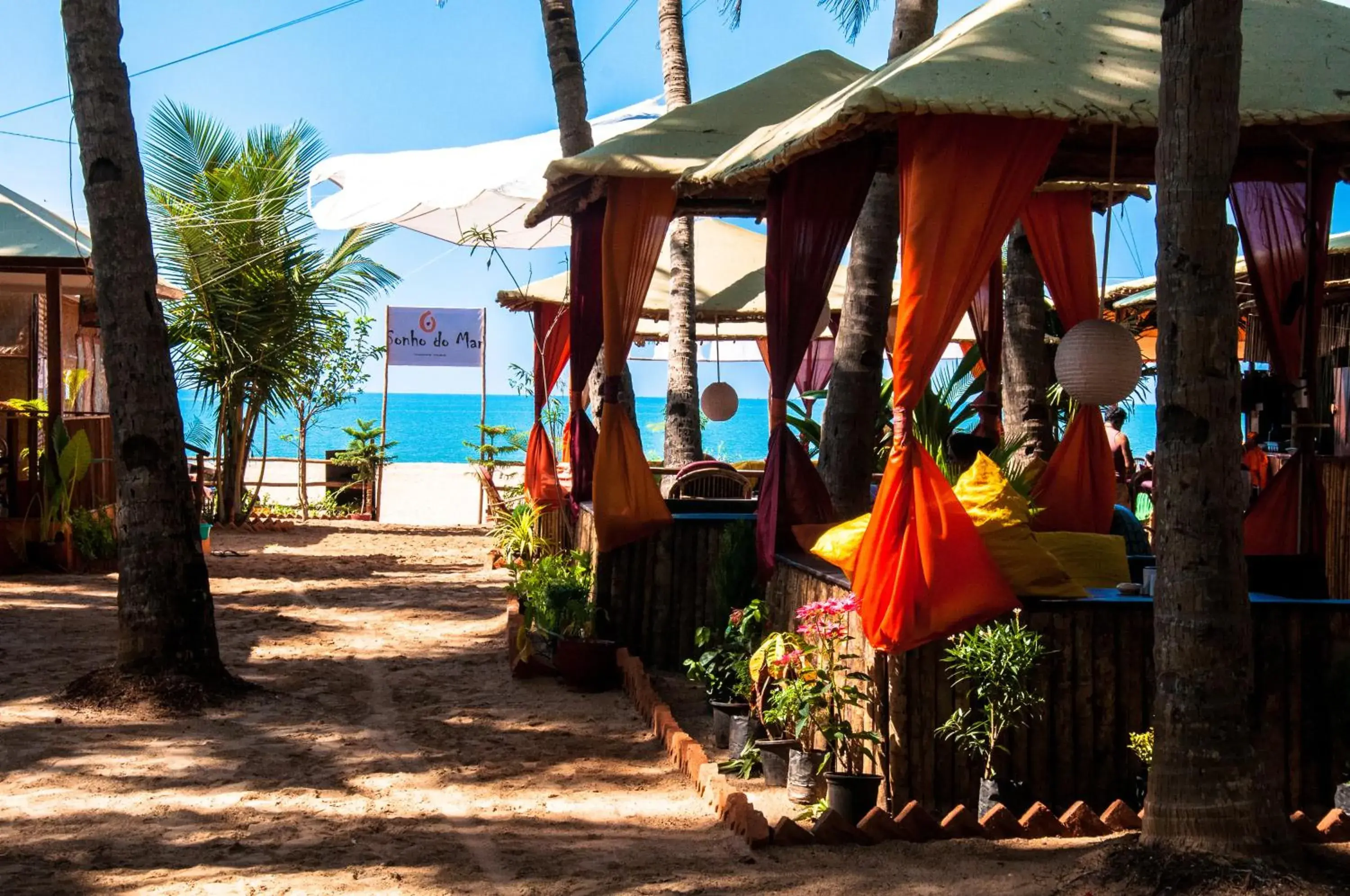 Living room in Sonho do Mar Living room in Sonho do Mar