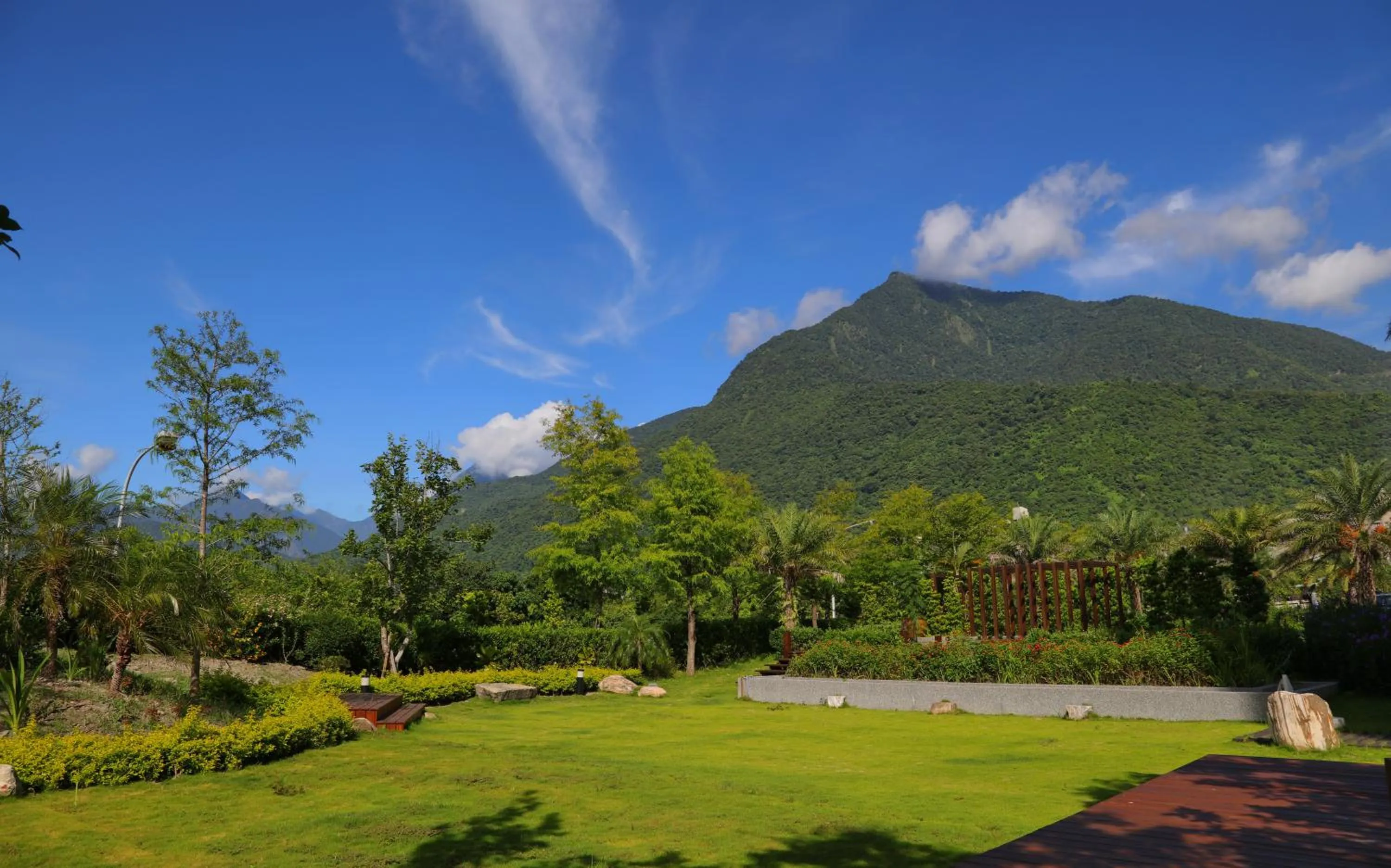 Garden view in Taroko Liiko Hotels