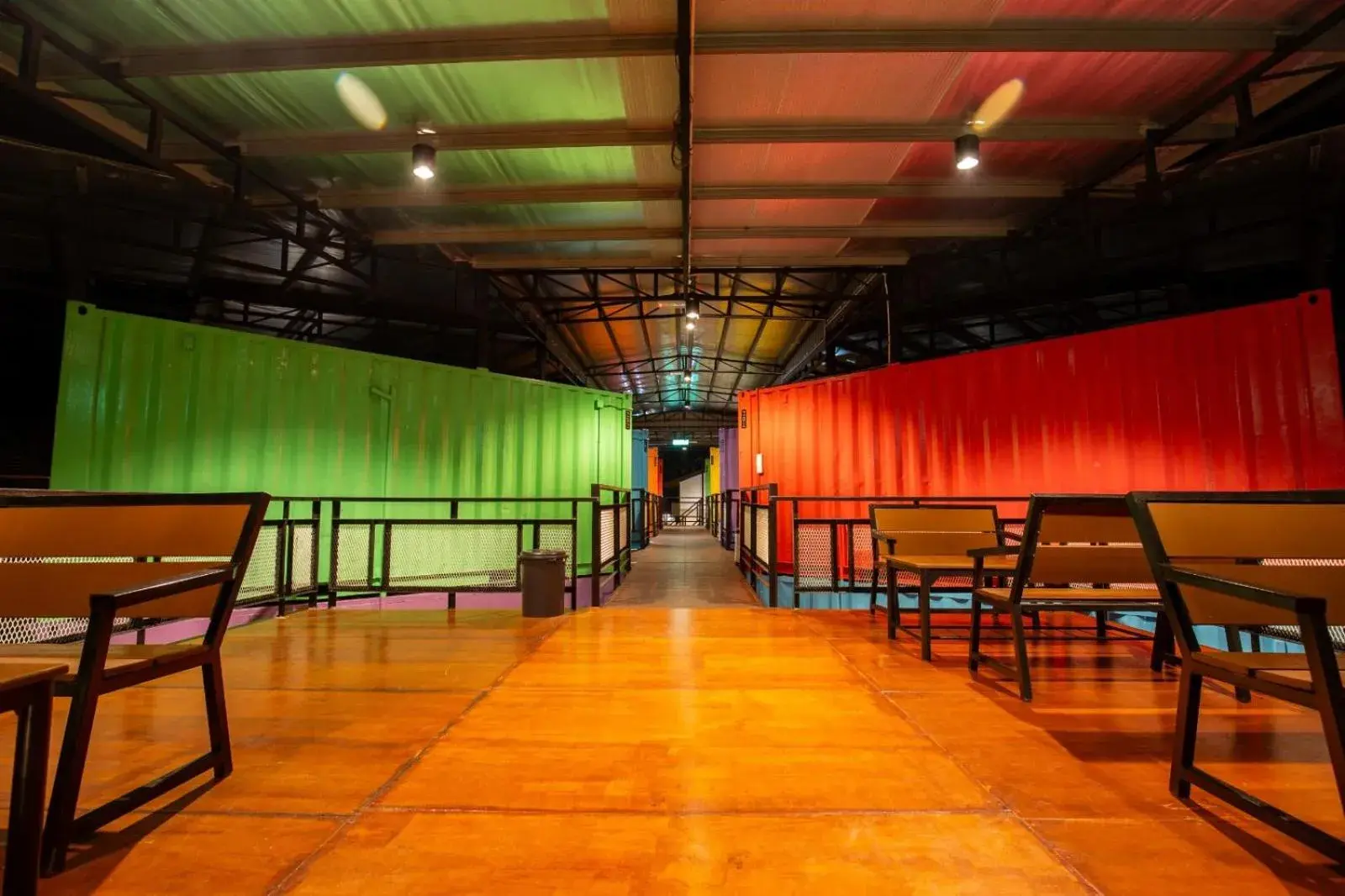 Seating area in Paya Debloc Village Seating area in Paya Debloc Village