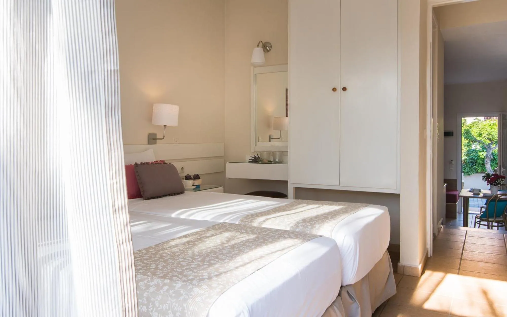 Bed in Blue Sky Apartments