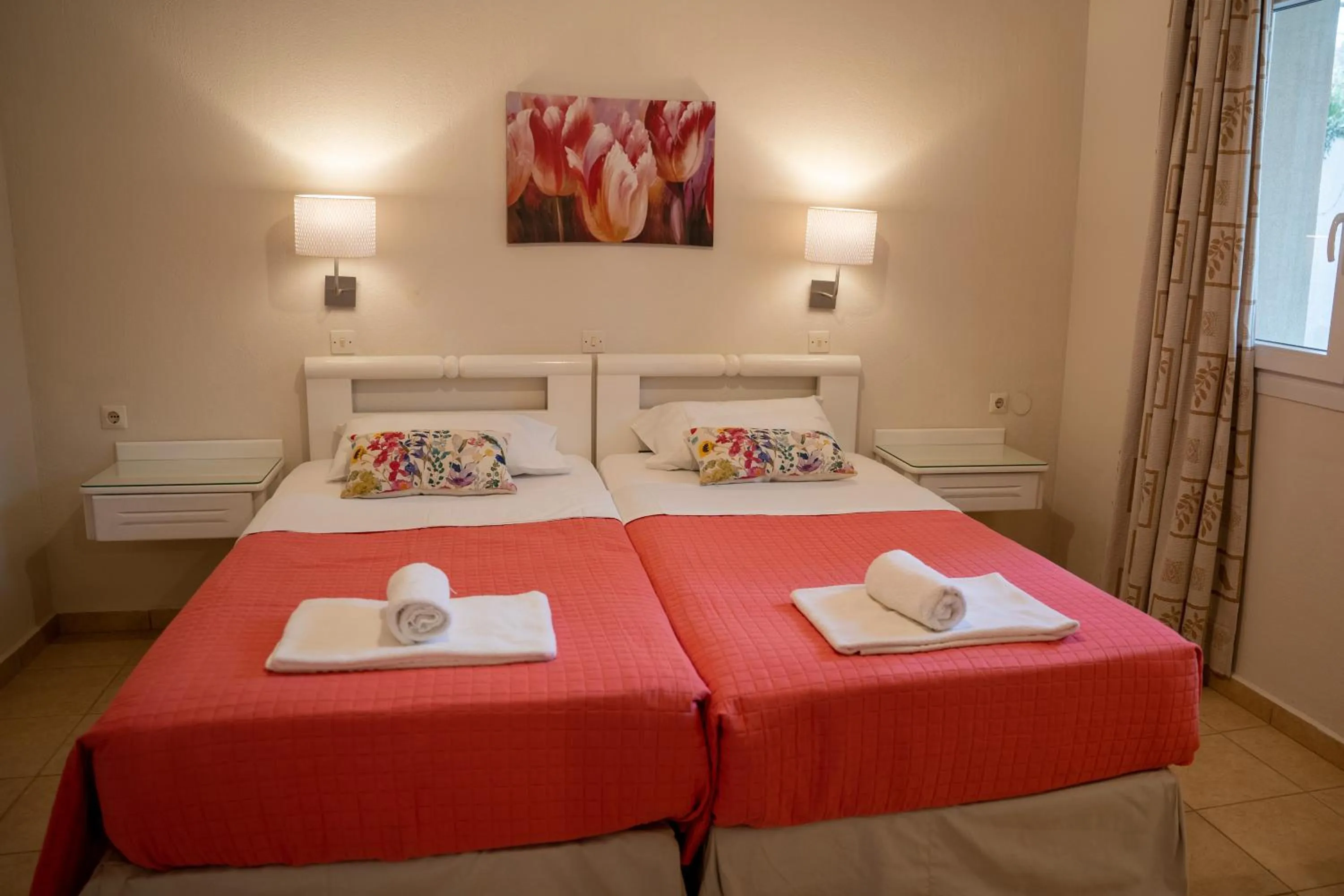 Bed in Blue Sky Apartments