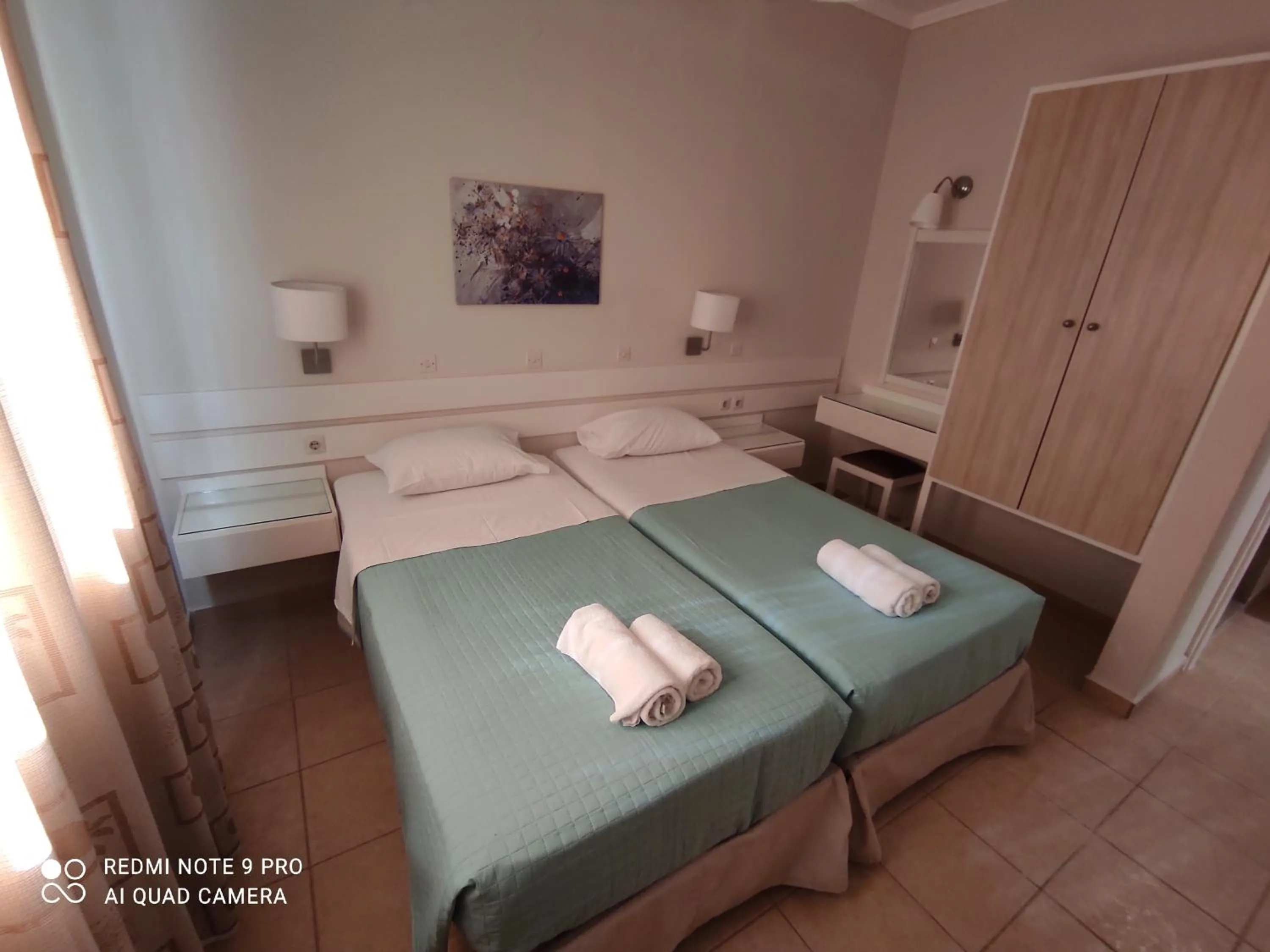 Bed in Blue Sky Apartments