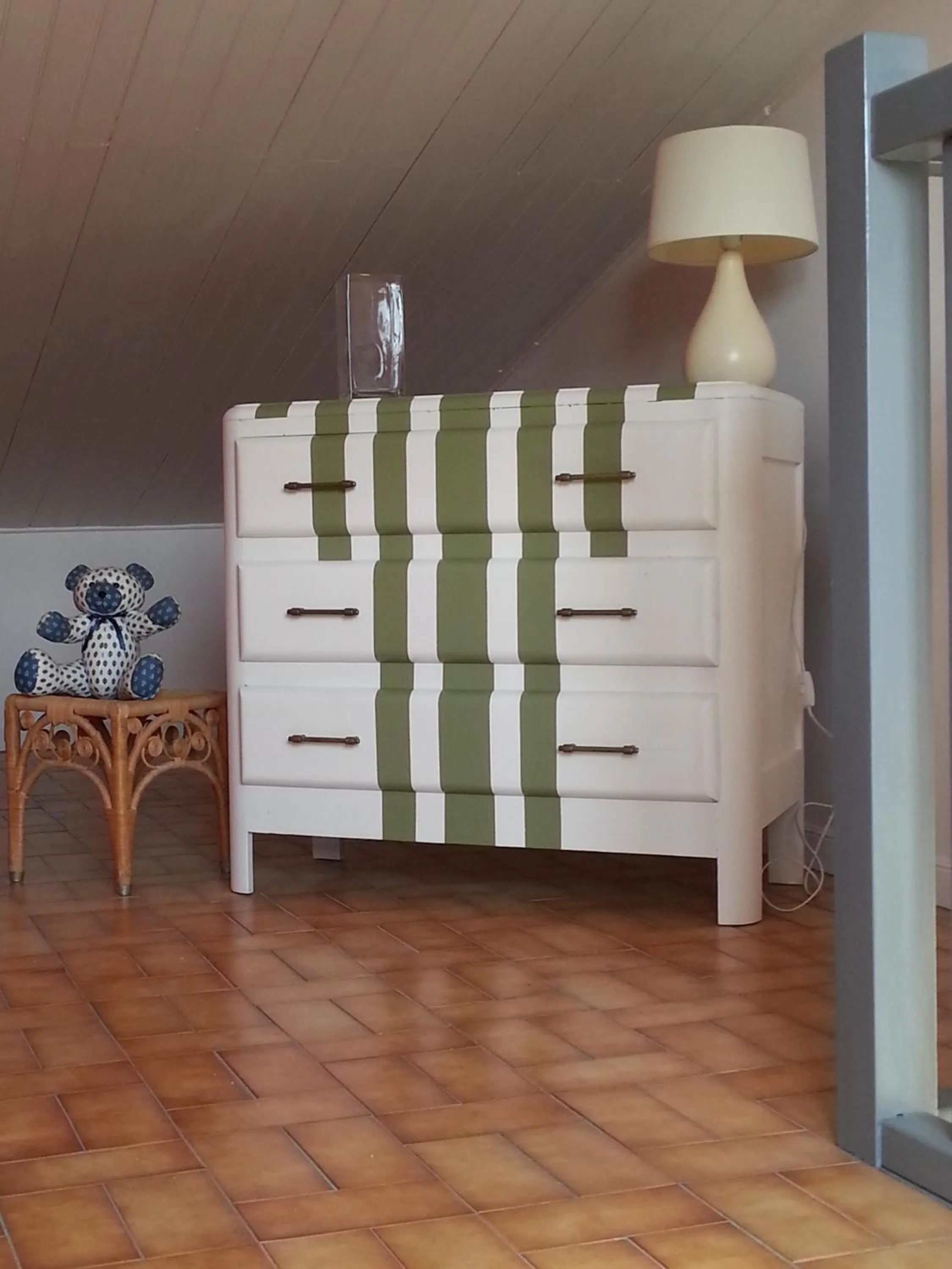 Decorative detail, Bed in La Petite Maison de Marie Louise