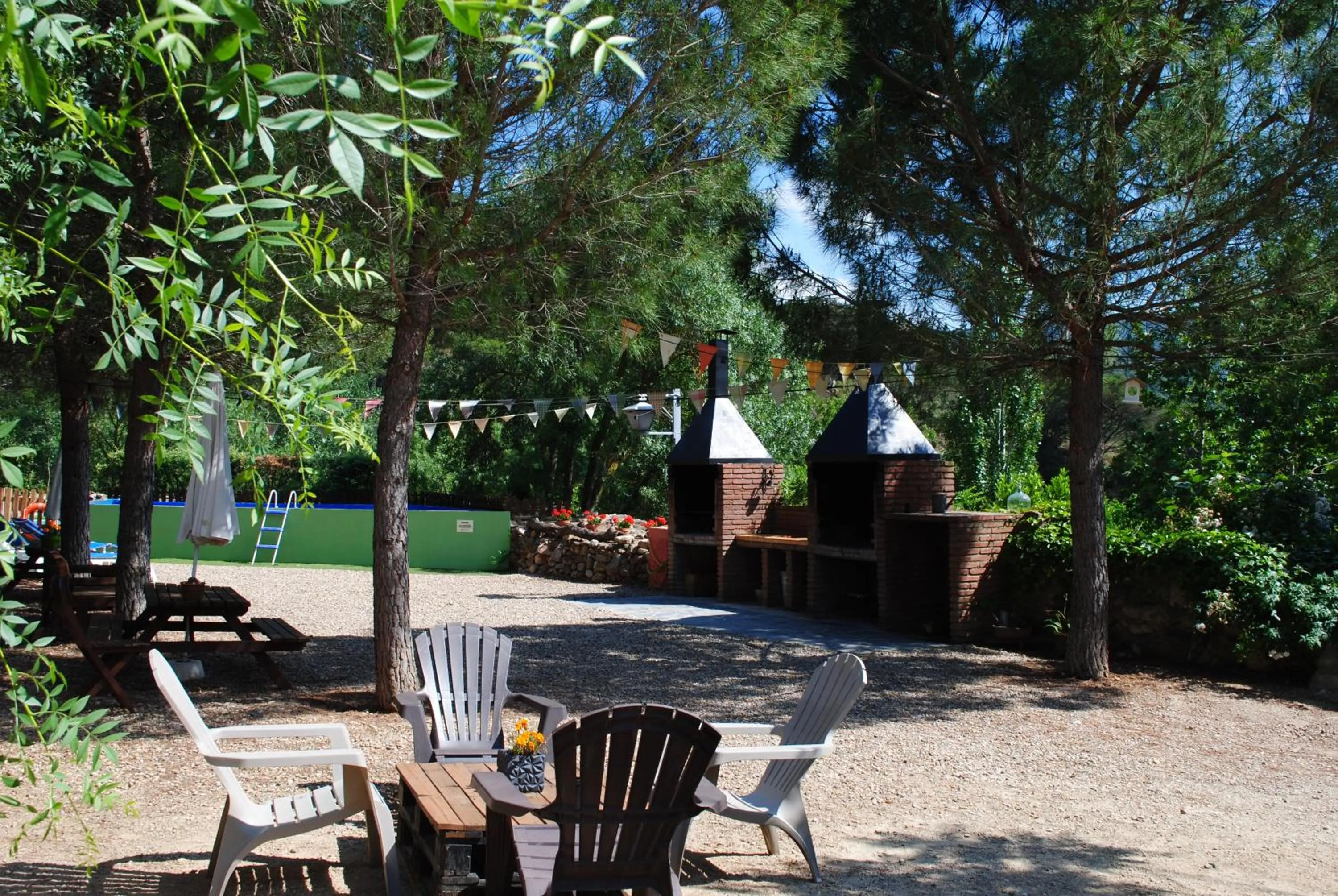 BBQ facilities in Masia El Canalot - Molí Del Pont