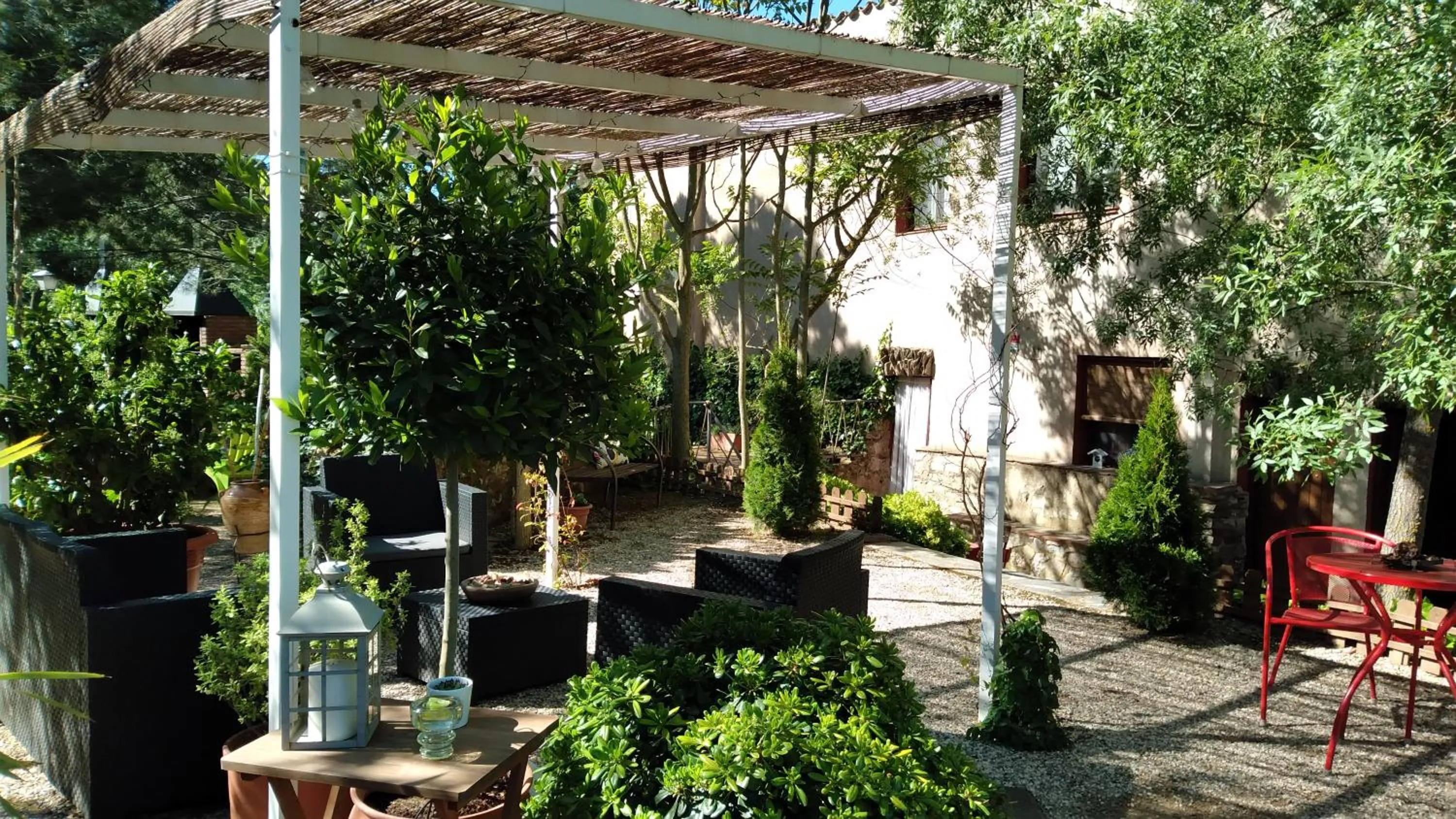 Garden in Masia El Canalot - Molí Del Pont