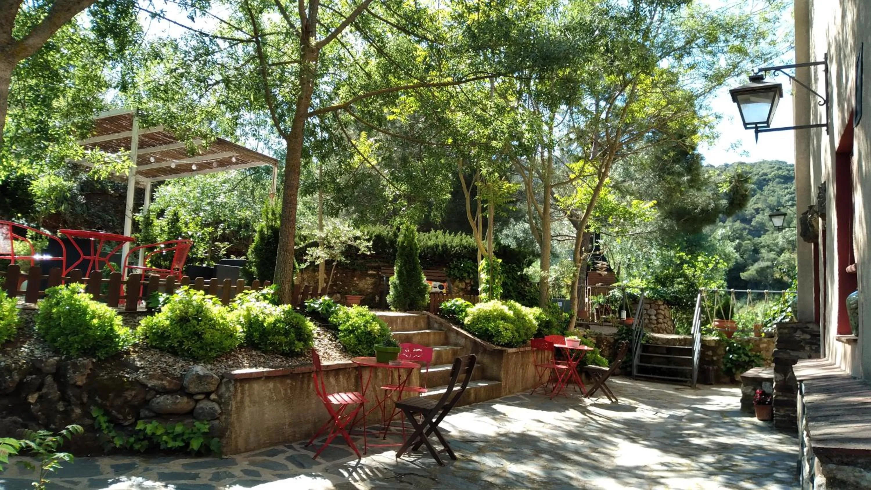 Garden in Masia El Canalot - Molí Del Pont