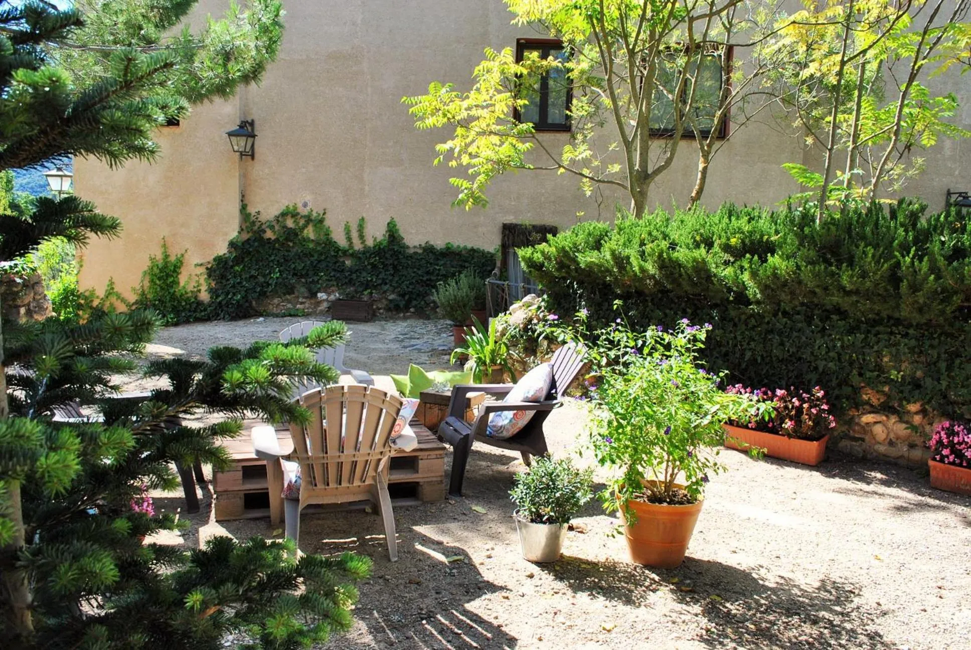 Garden in Masia El Canalot - Molí Del Pont