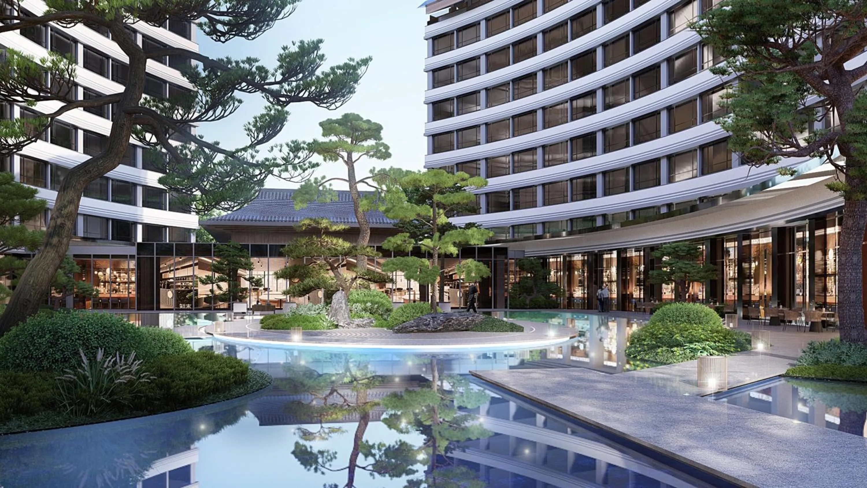 Swimming pool in Holiday Inn Xianyang Shuangzhao Lake by IHG