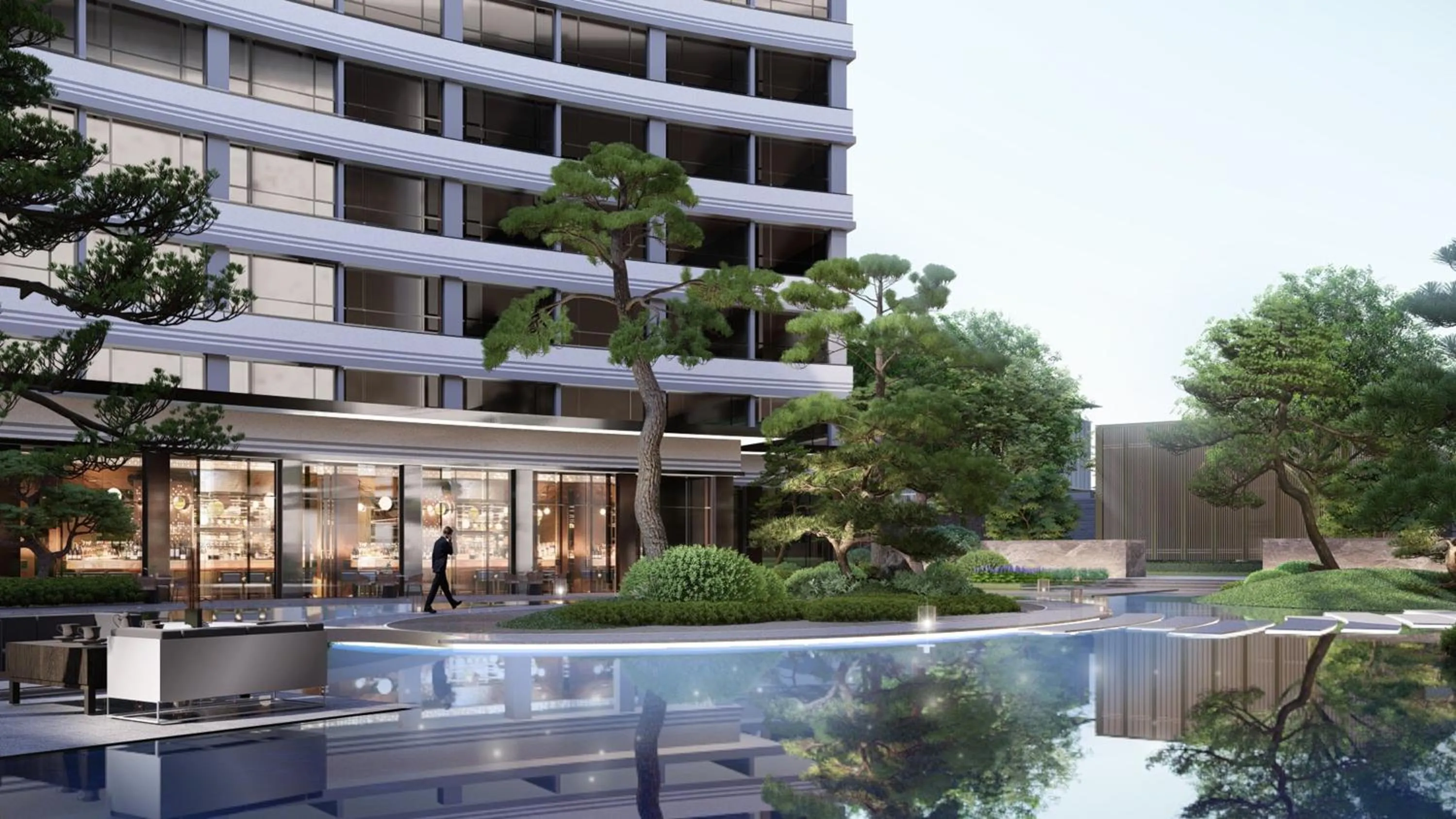 Swimming pool in Holiday Inn Xianyang Shuangzhao Lake by IHG