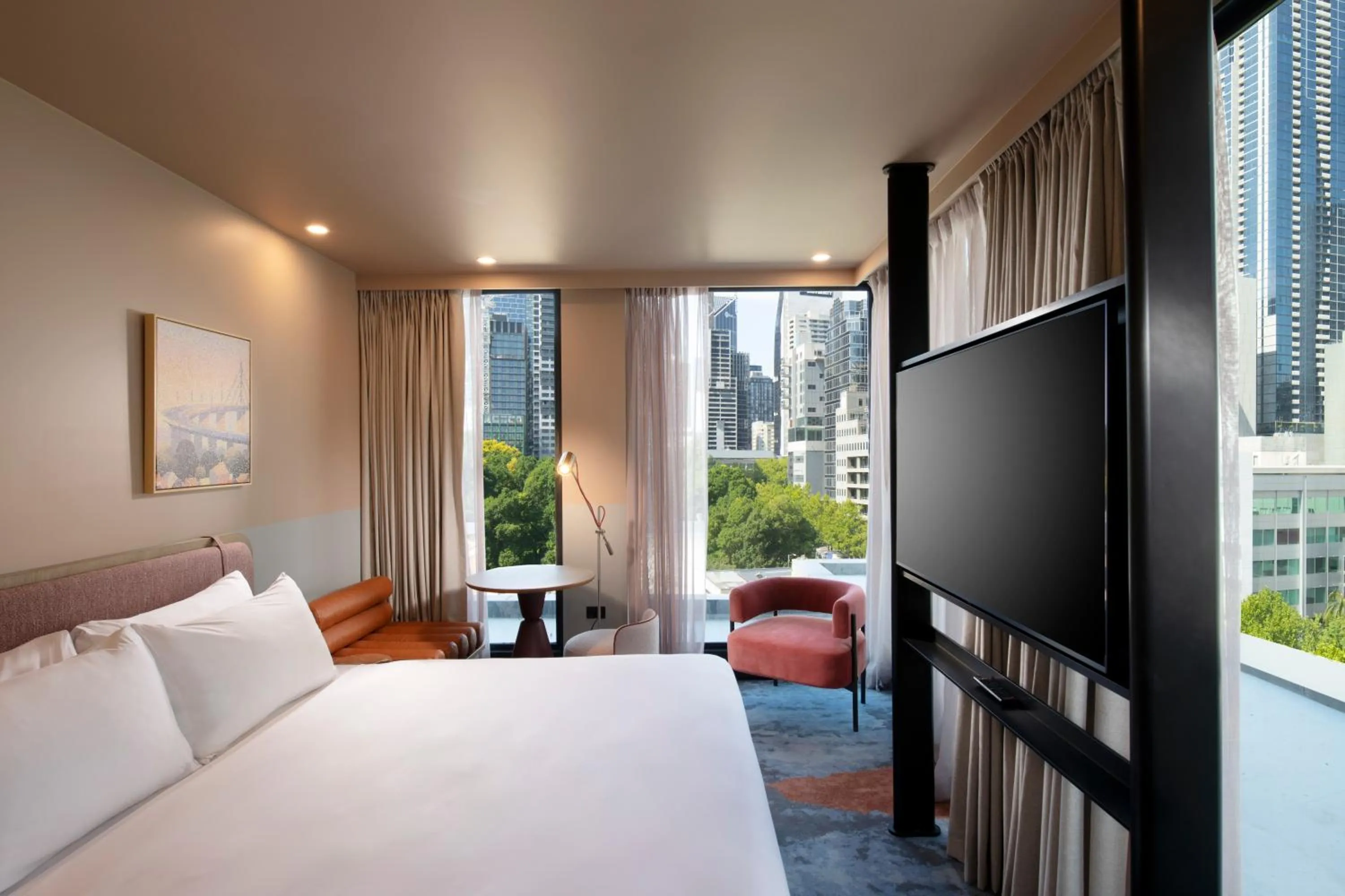 Bedroom, Bed in Mercure Melbourne La Trobe Street