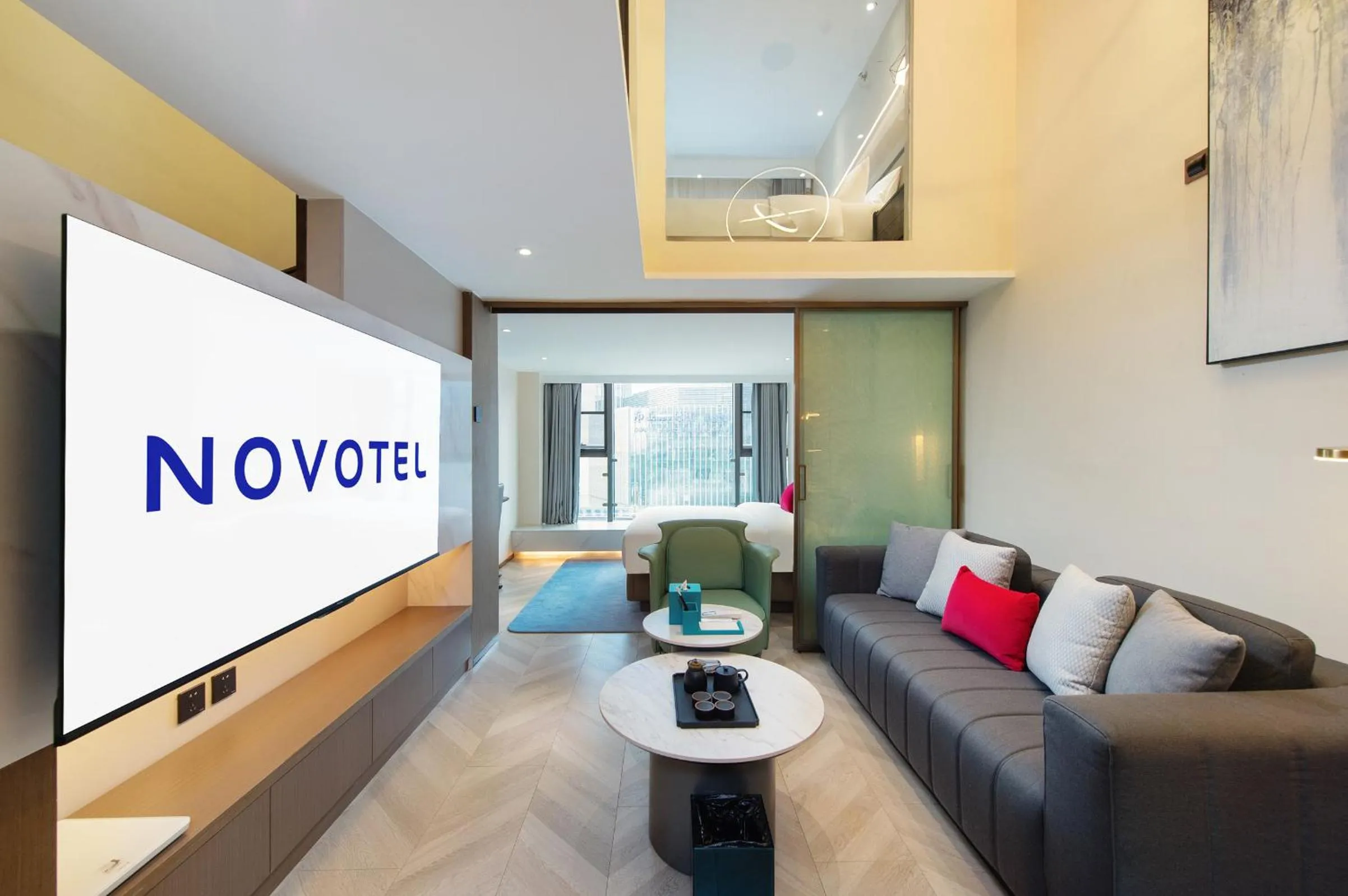 Junior Suite with Two King Beds in Novotel Living Yunnan Dianchi Times