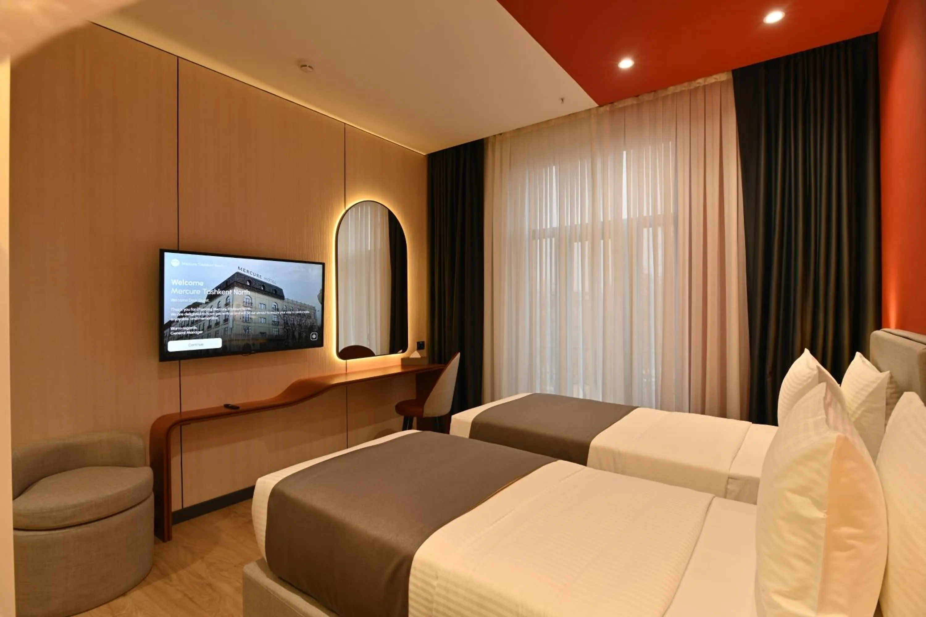 Bed in Mercure Tashkent North