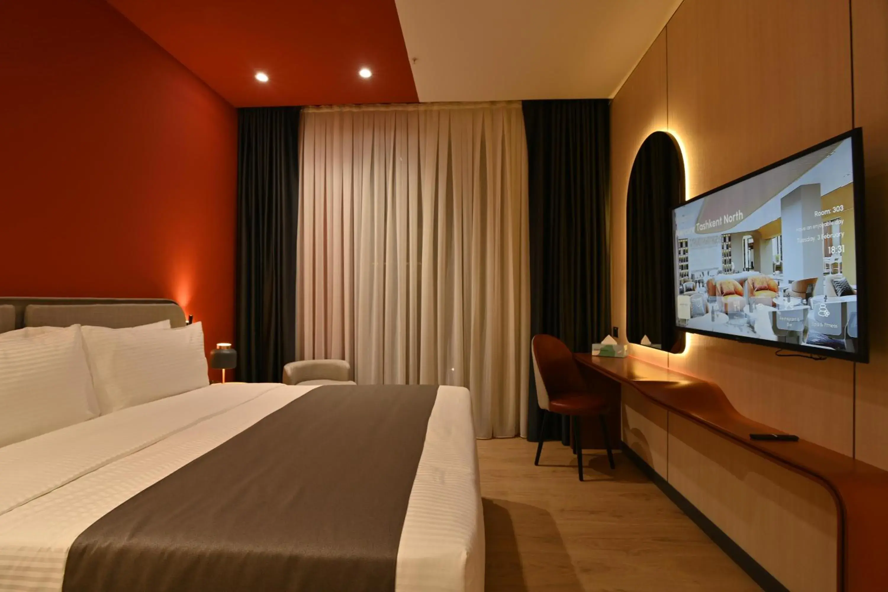 Classic Superior King Room with Courtyard View in Mercure Tashkent North Classic Superior King Room with Courtyard View in Mercure Tashkent North