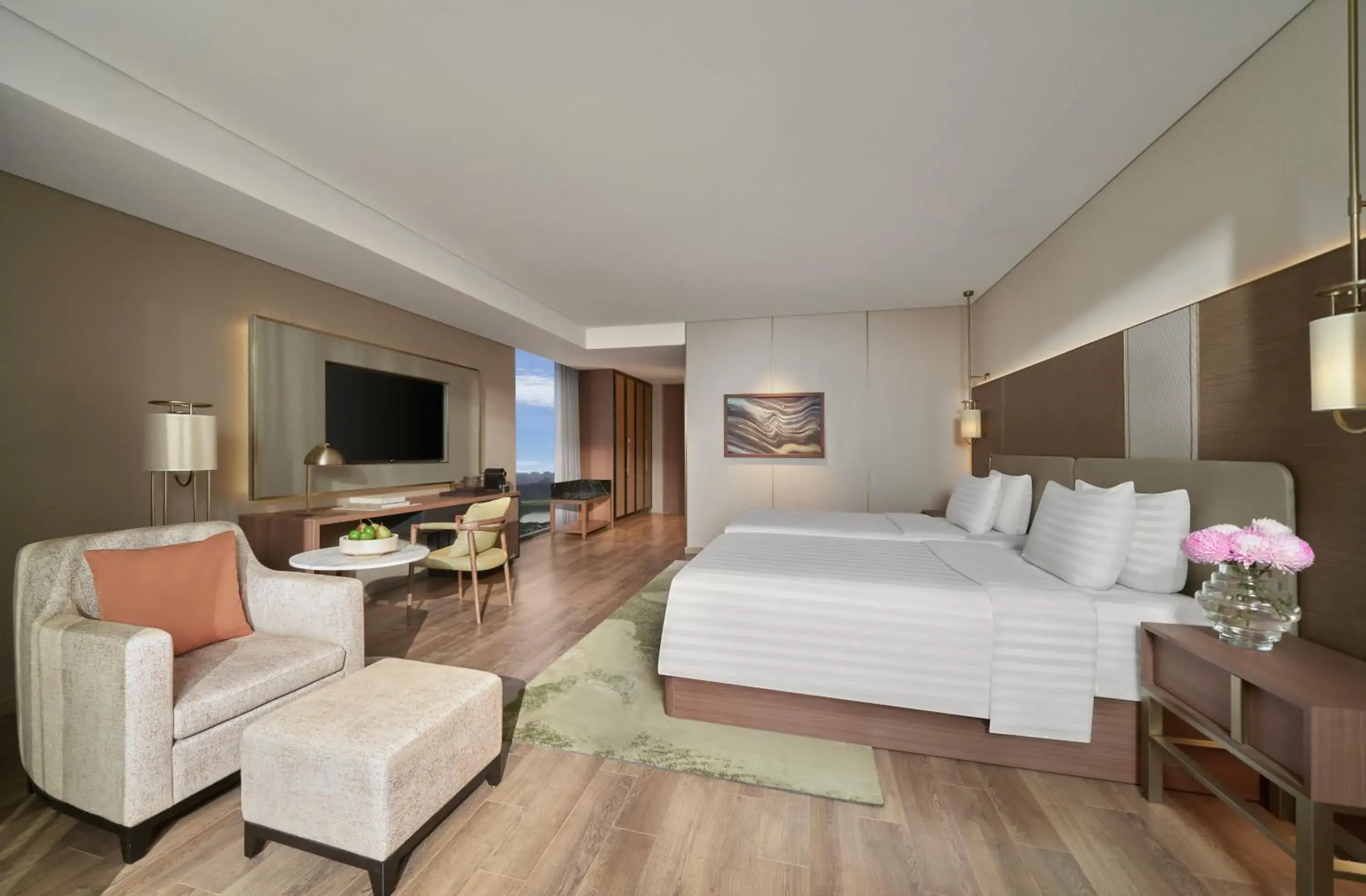 Superior Twin Room with panorama view in Pullman Ninh Binh Superior Twin Room with panorama view in Pullman Ninh Binh