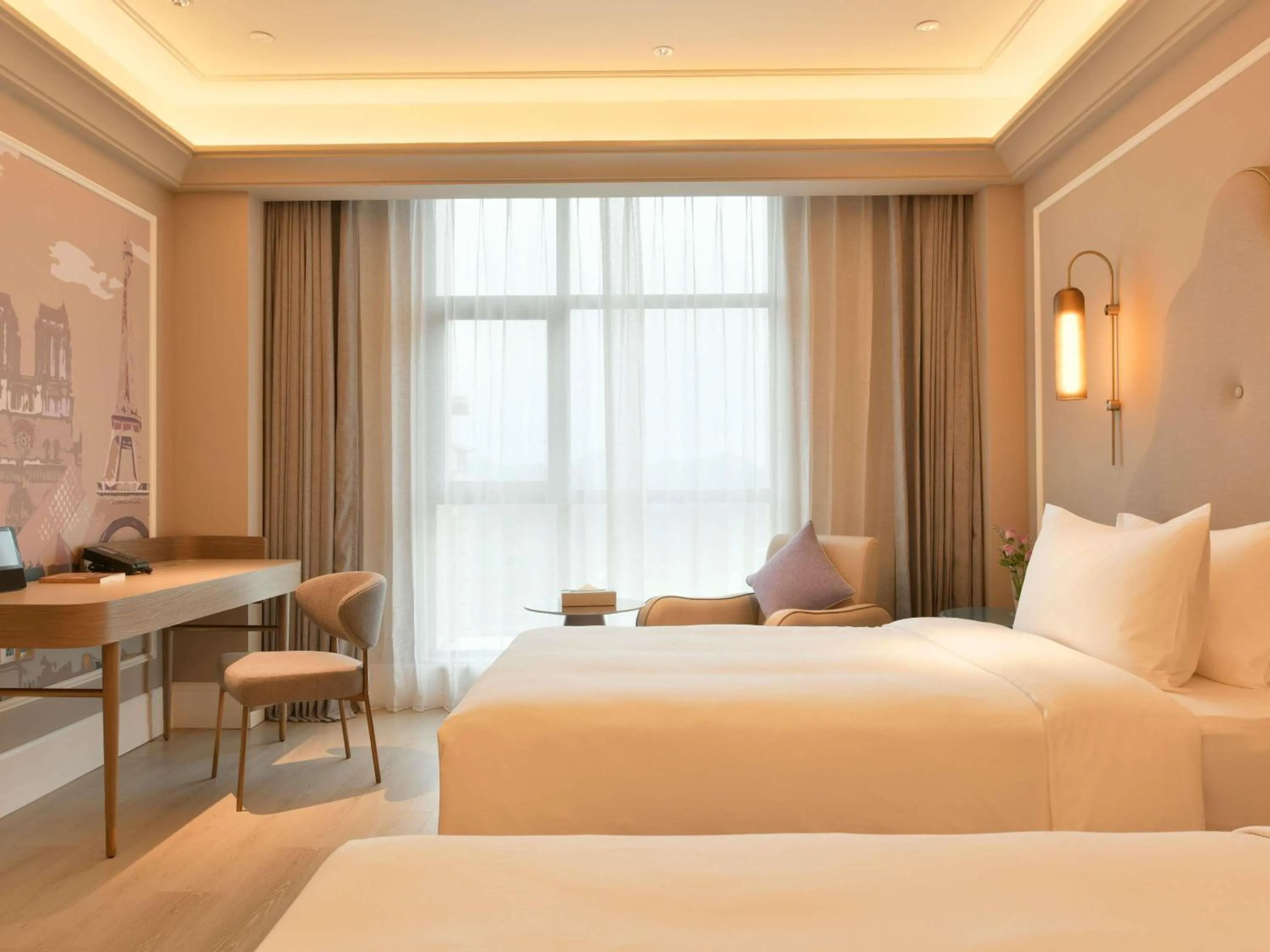 Bedroom, Bed in Mercure Anshun Railway Station