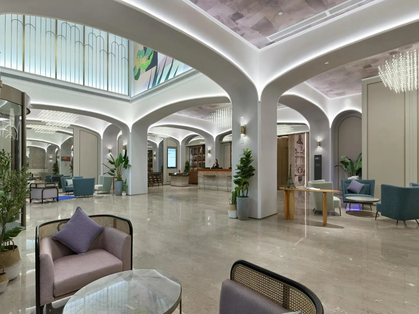 Lobby or reception in Mercure Anshun Railway Station