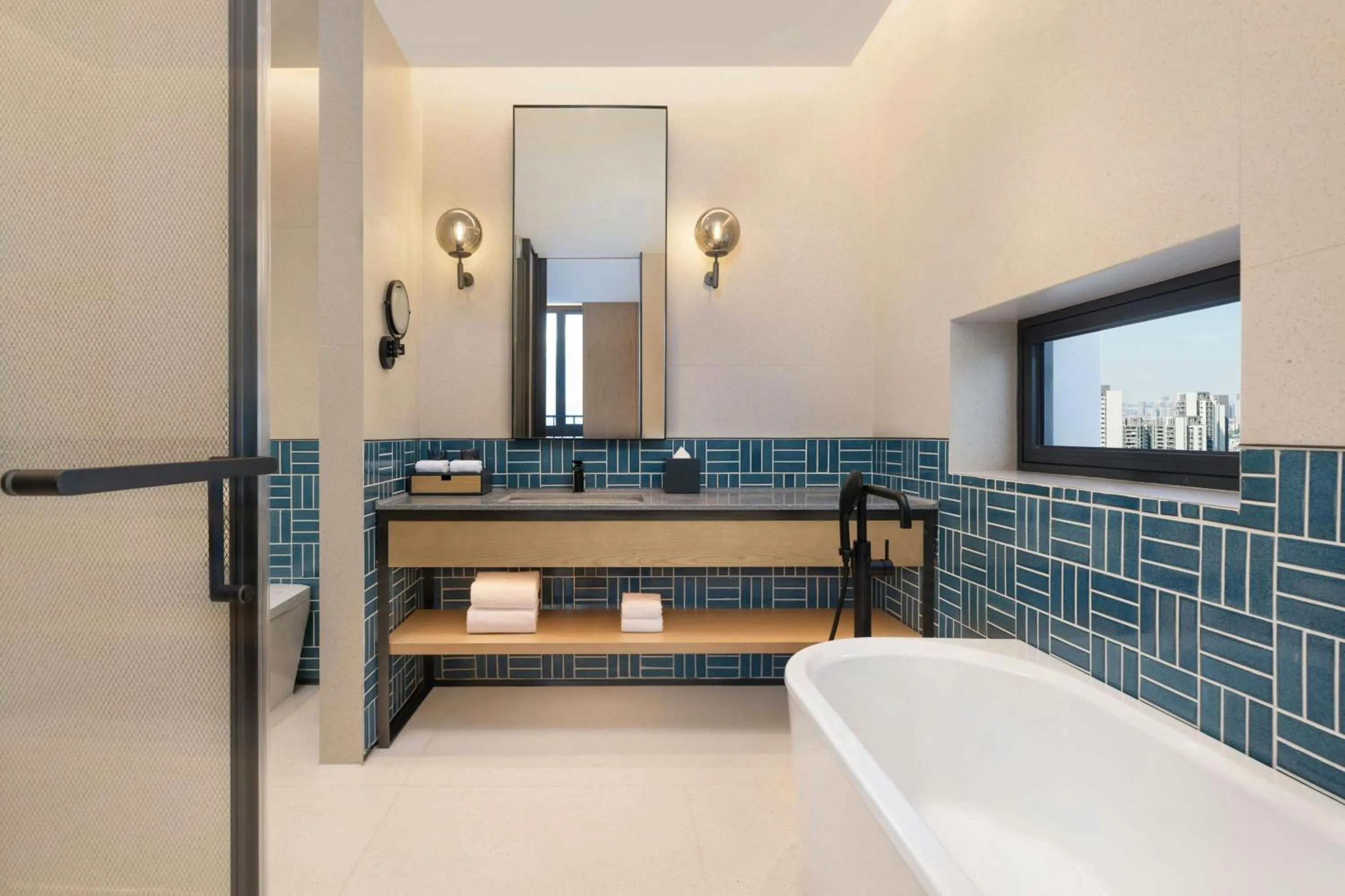 Bathroom in Four Points by Sheraton Guangzhou Bai’e Tan