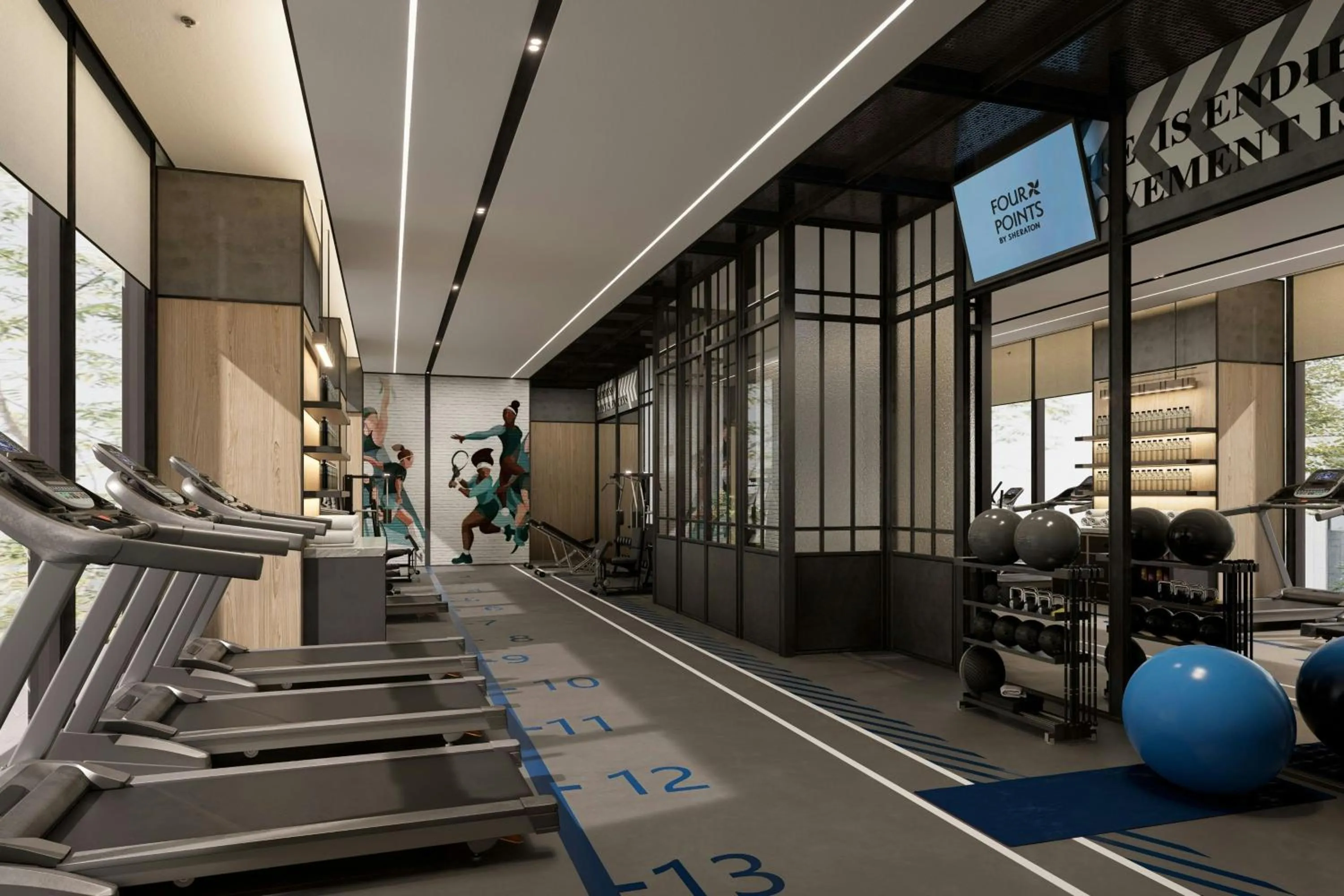 Fitness centre/facilities in Four Points by Sheraton Guangzhou Bai’e Tan
