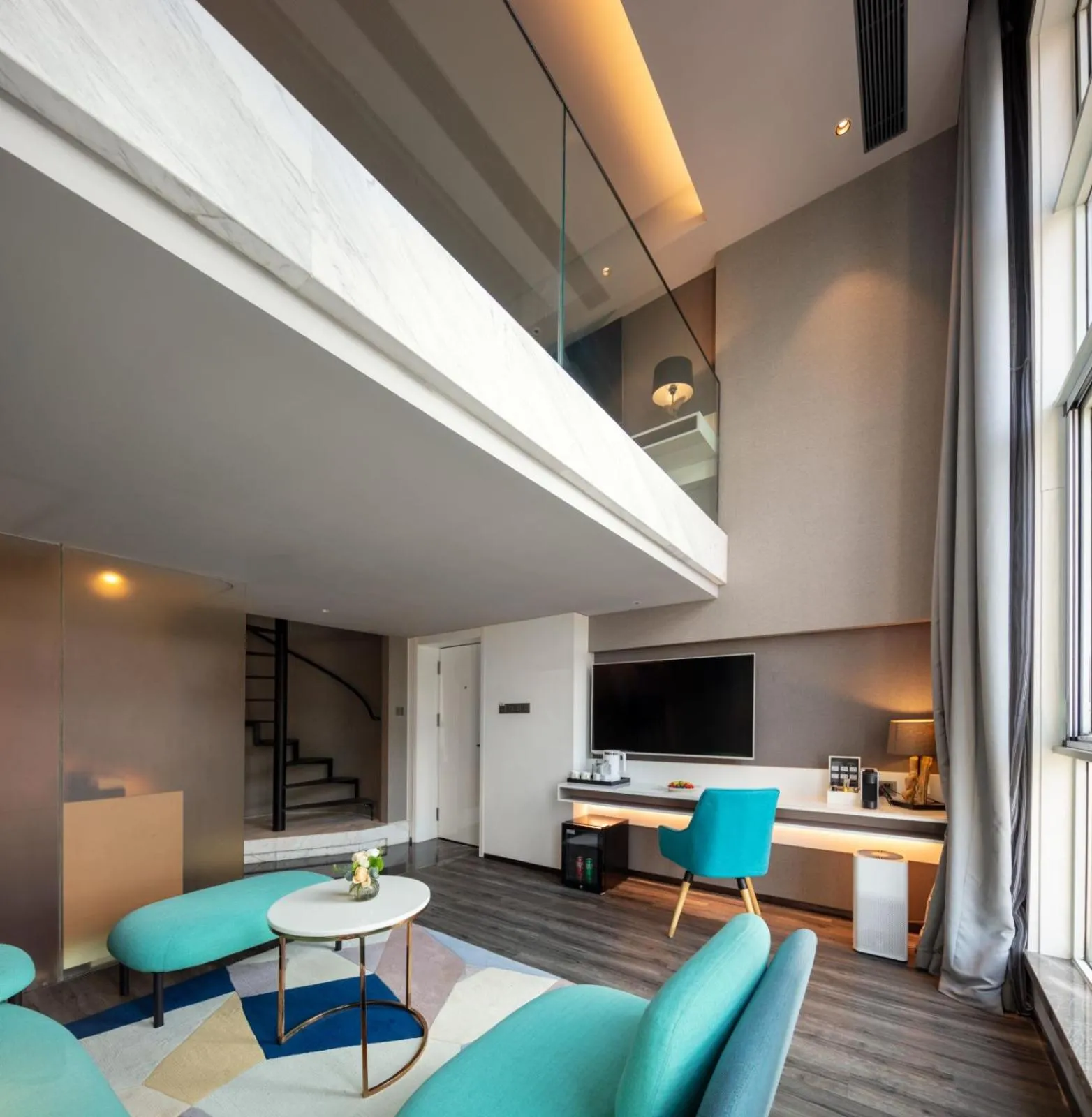 Living room in Mercure Yangzhou East High-Speed Railway Station