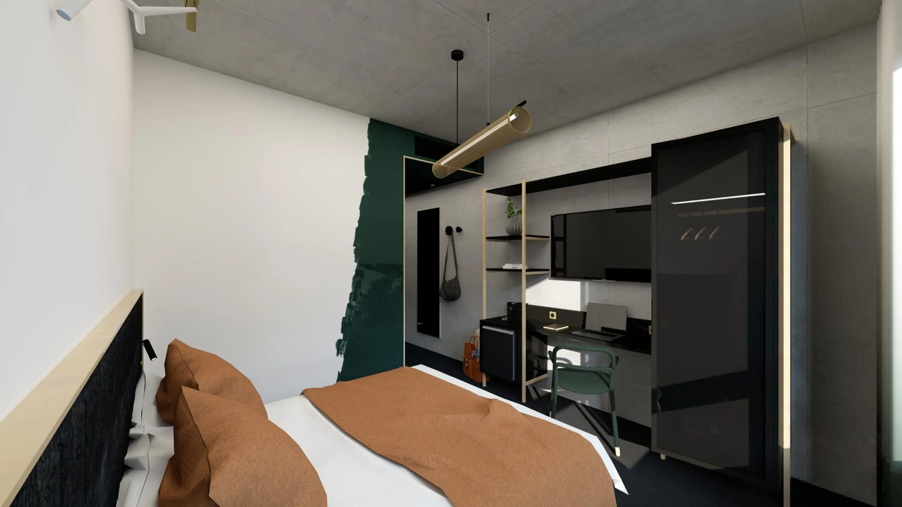 Bedroom in Mercure Quimper Kerlic