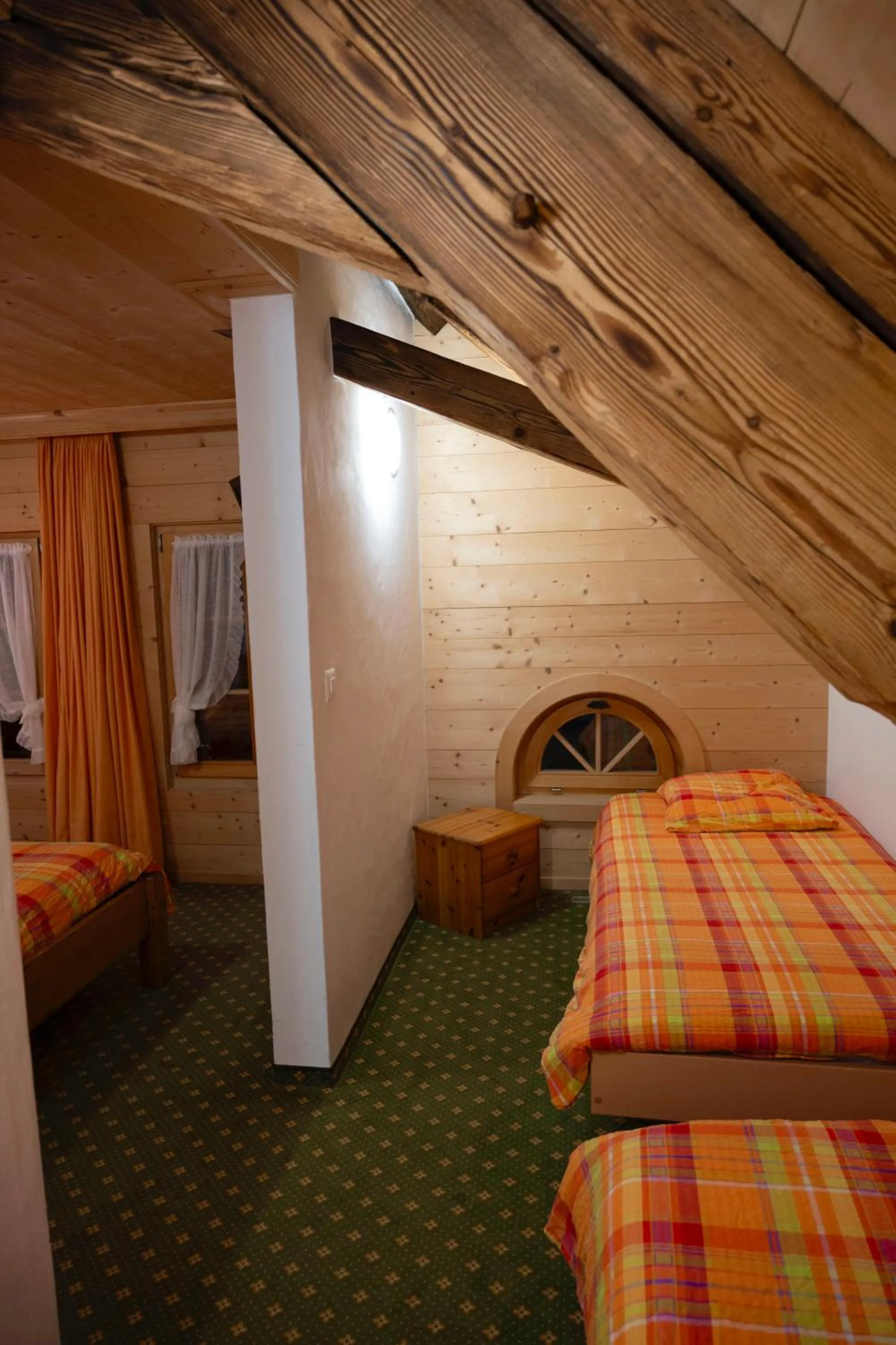 Bed in hotel de ville de Rossinière