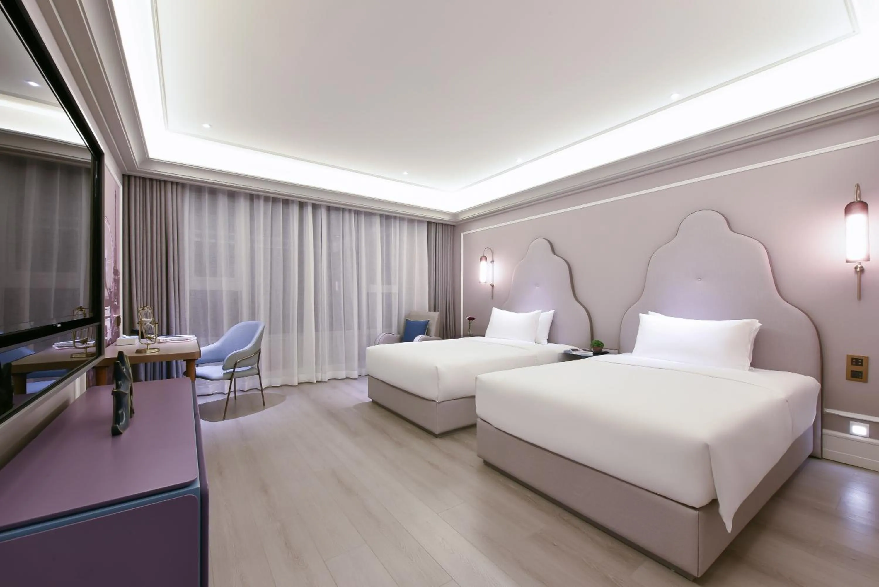 Bed in Mercure Tianjin Eco Oriental