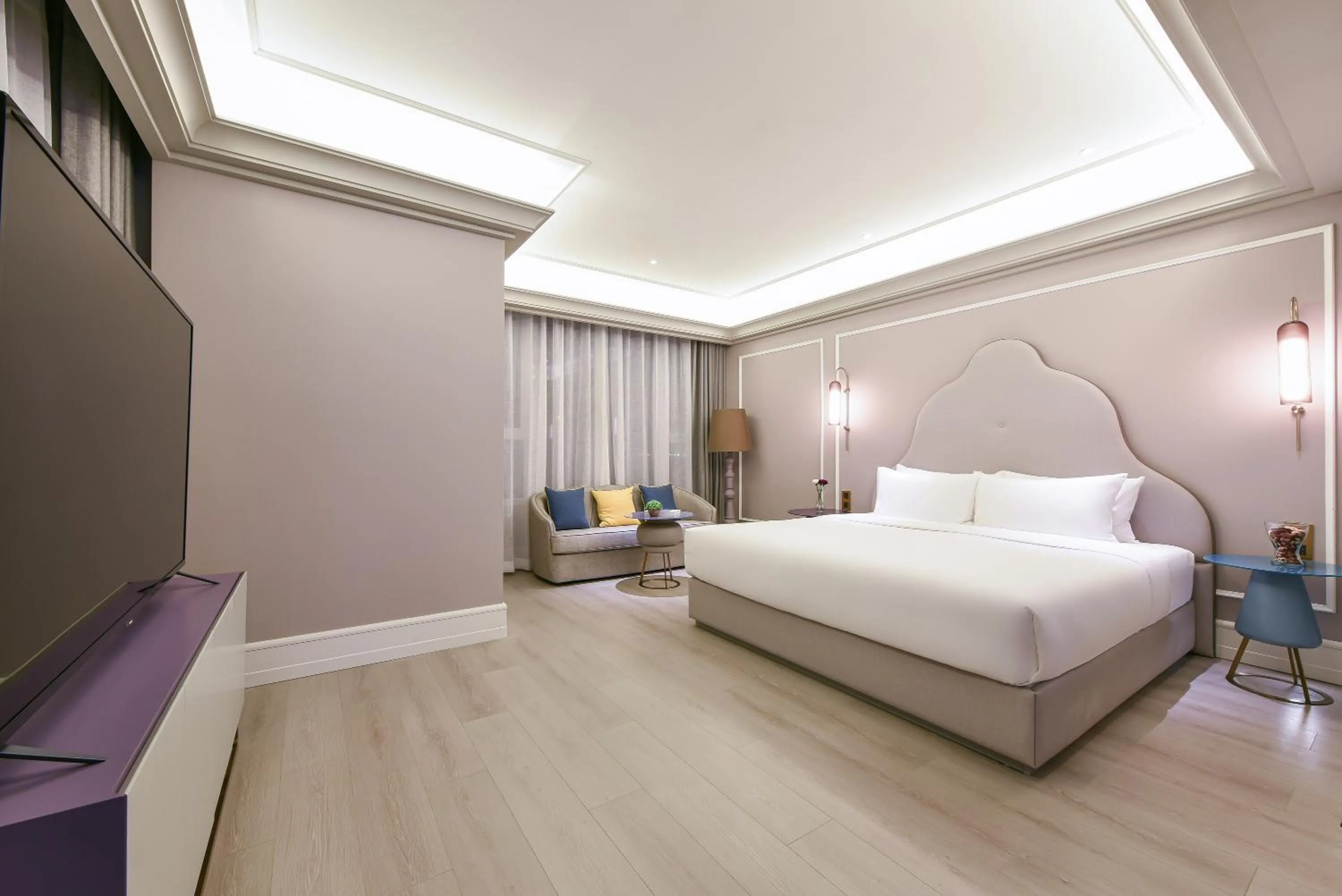 Bed in Mercure Tianjin Eco Oriental