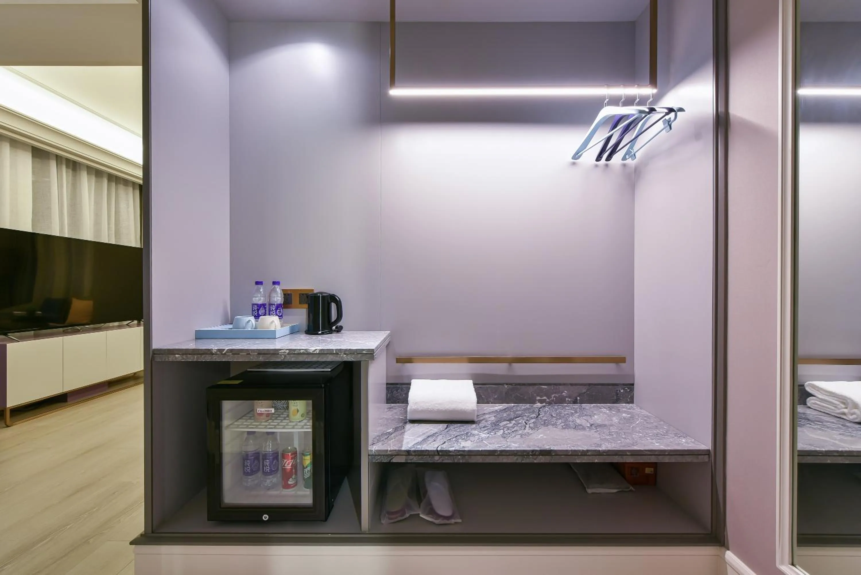 Bed in Mercure Tianjin Eco Oriental
