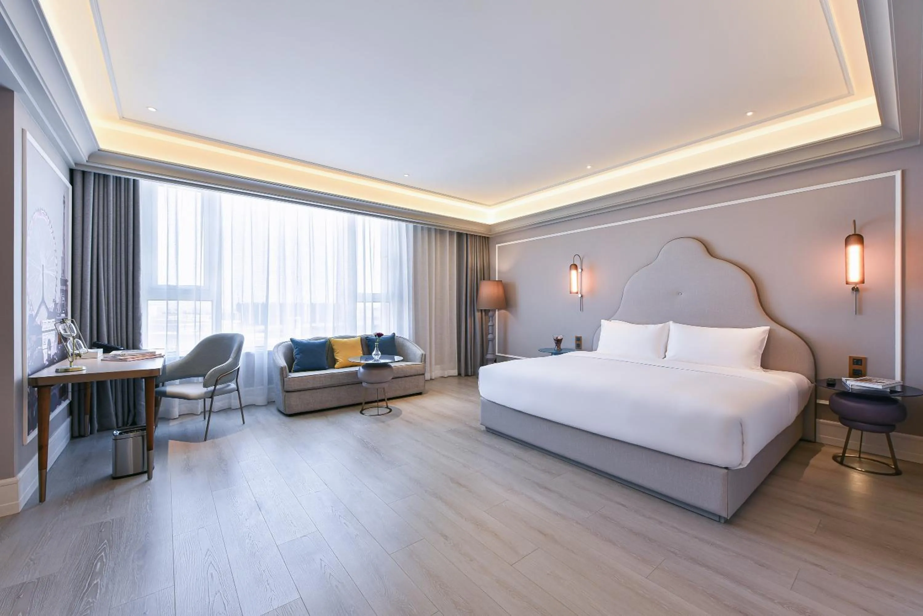 Bed in Mercure Tianjin Eco Oriental