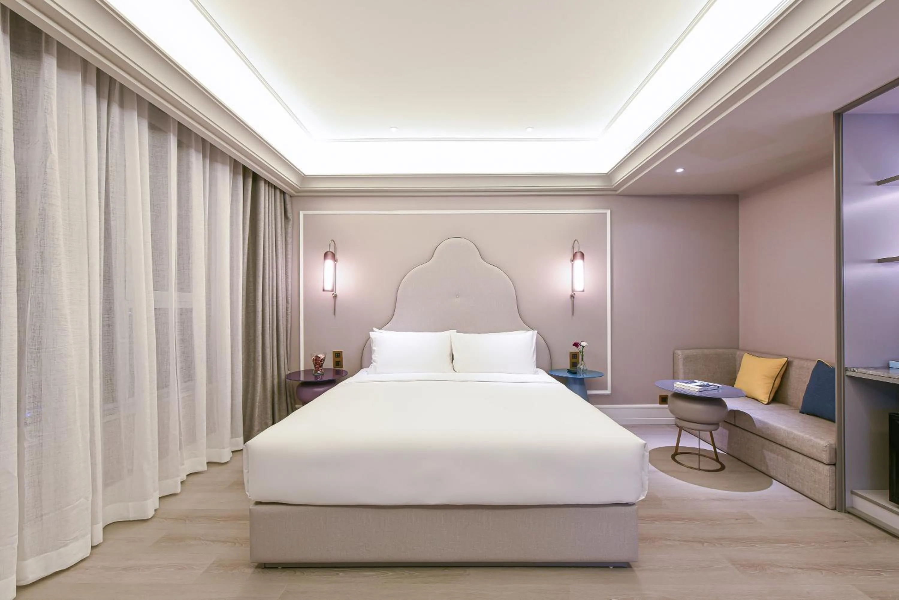 Bed in Mercure Tianjin Eco Oriental