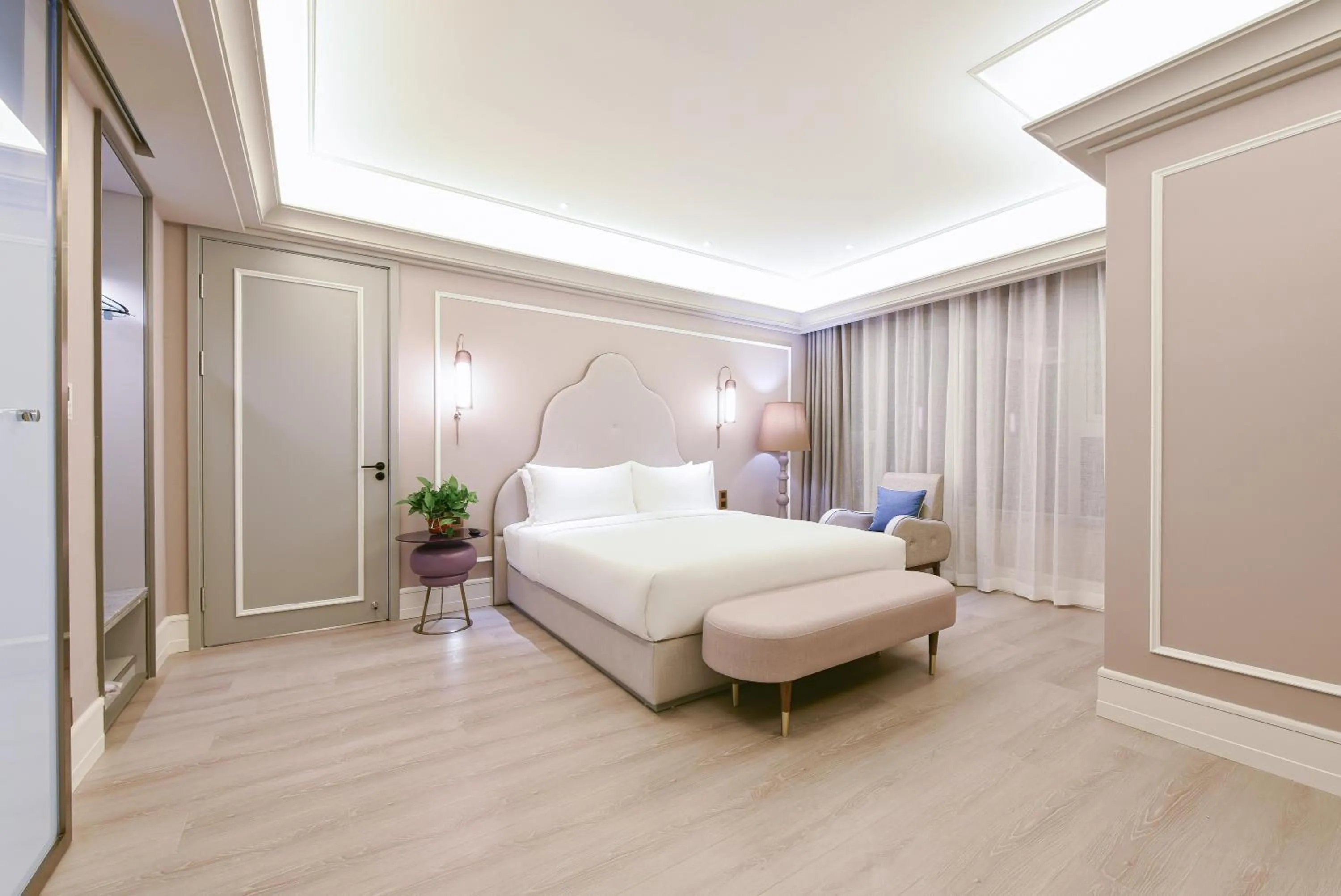 Bed in Mercure Tianjin Eco Oriental