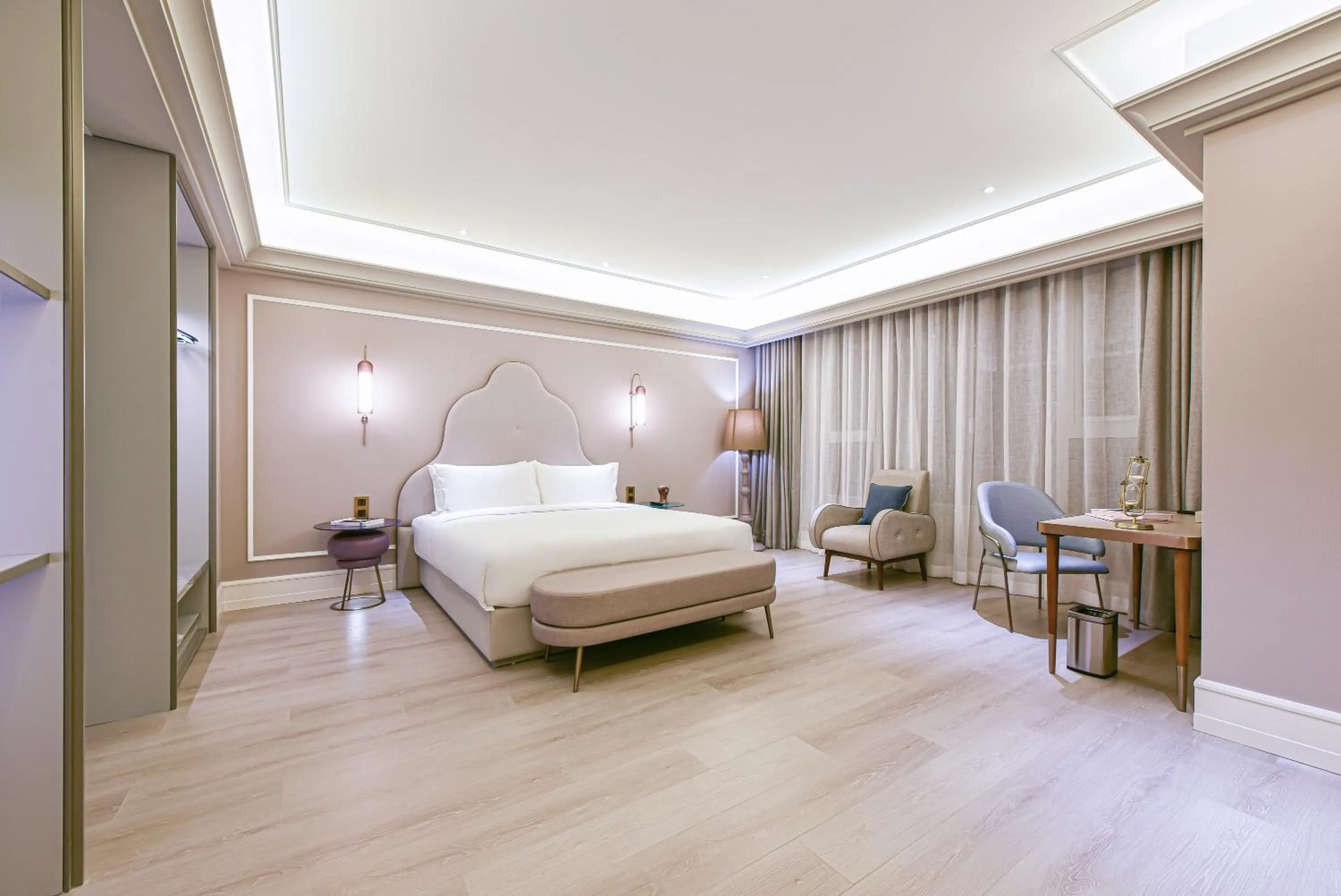 Bed in Mercure Tianjin Eco Oriental