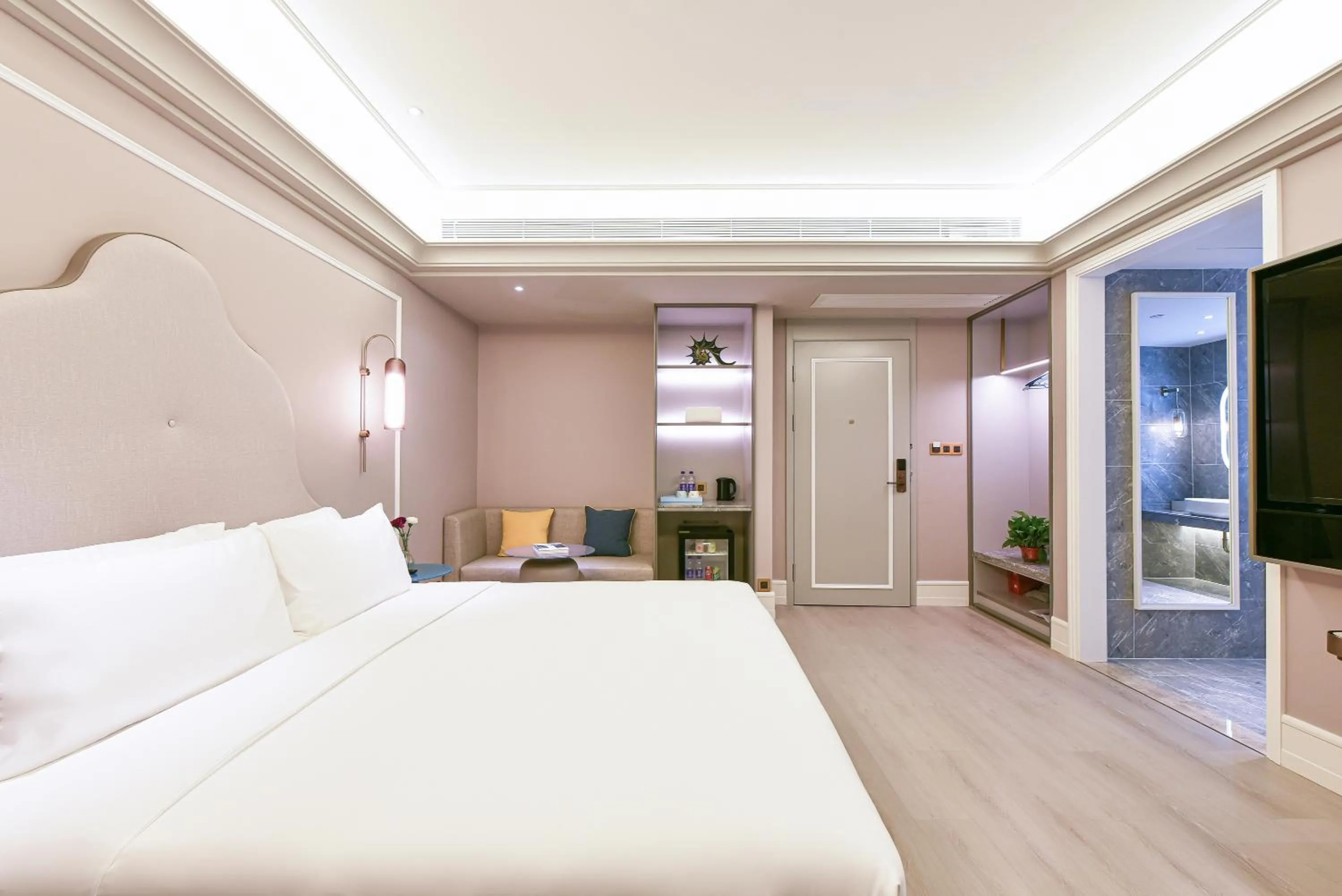 Bed in Mercure Tianjin Eco Oriental