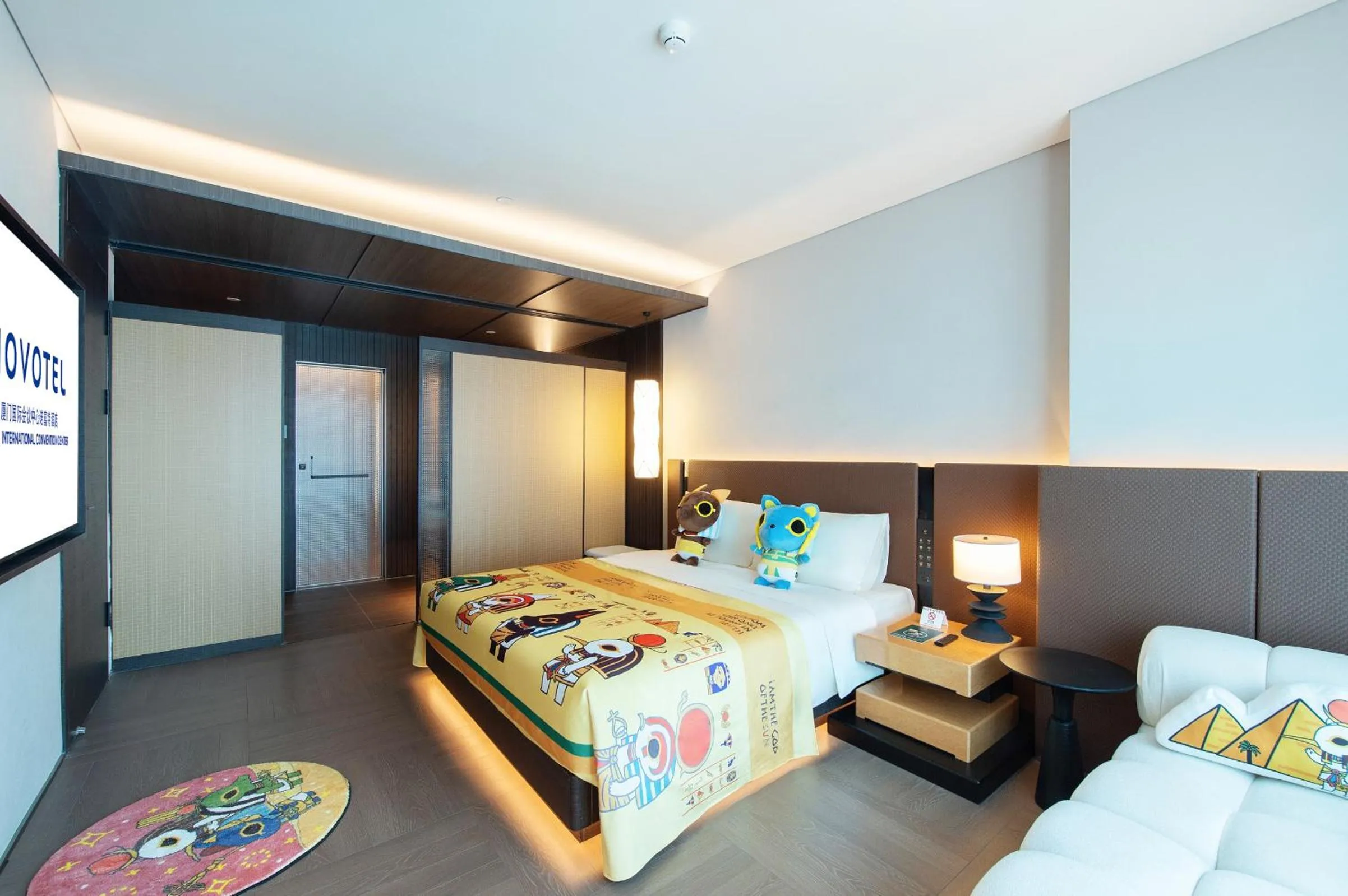 Bedroom in Novotel Xiamen International Convention Center