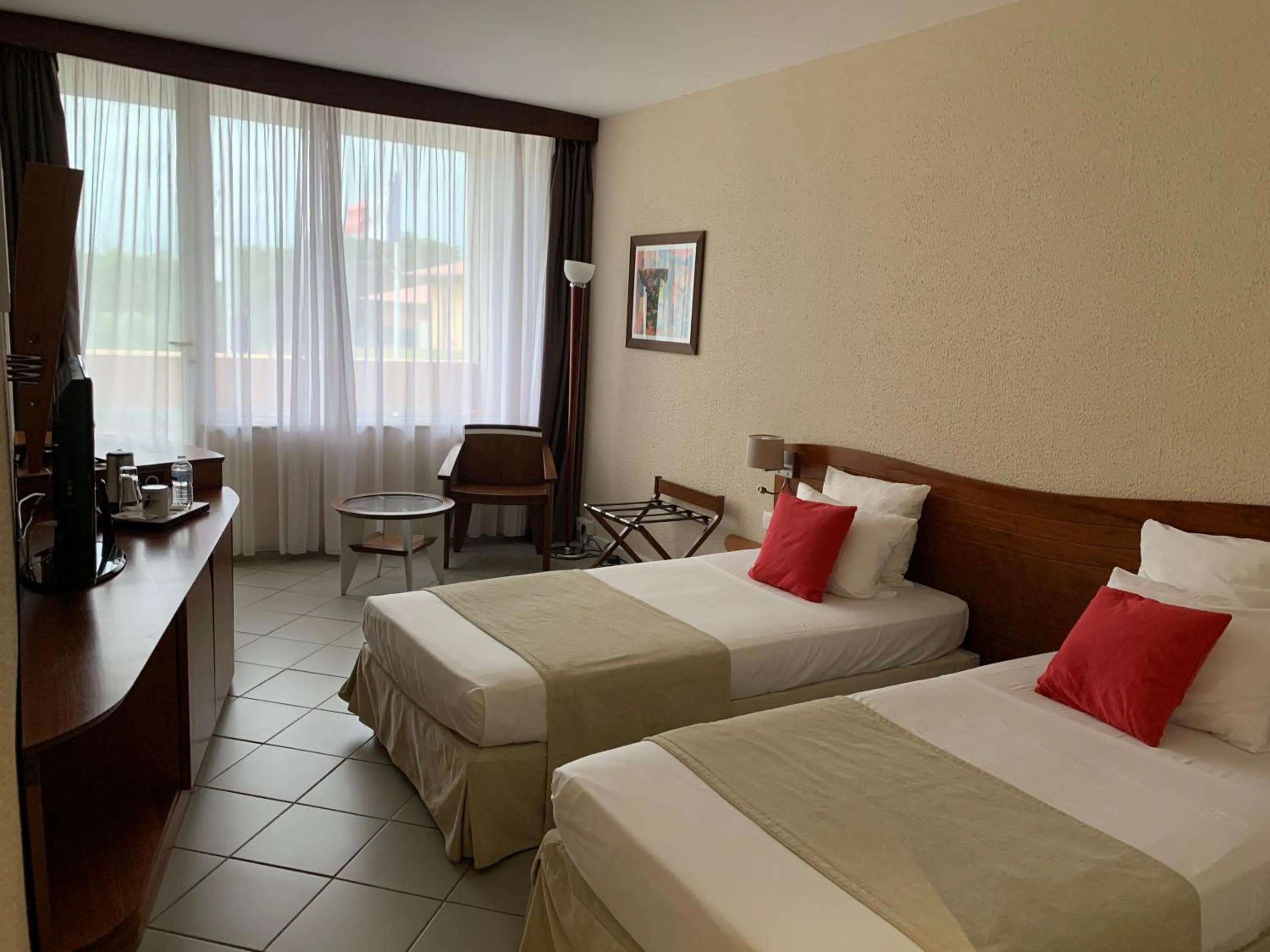 Bed in Hotel des Roches