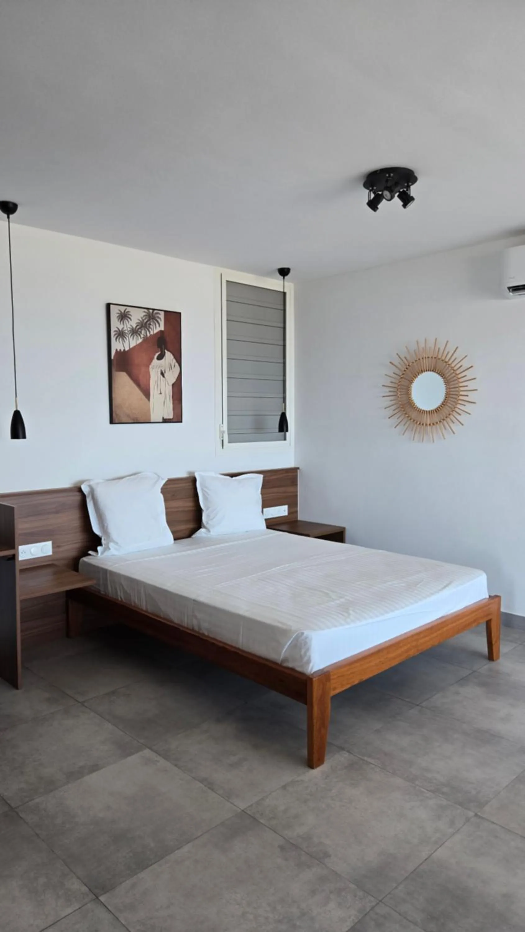 Bed in Hotel des Roches