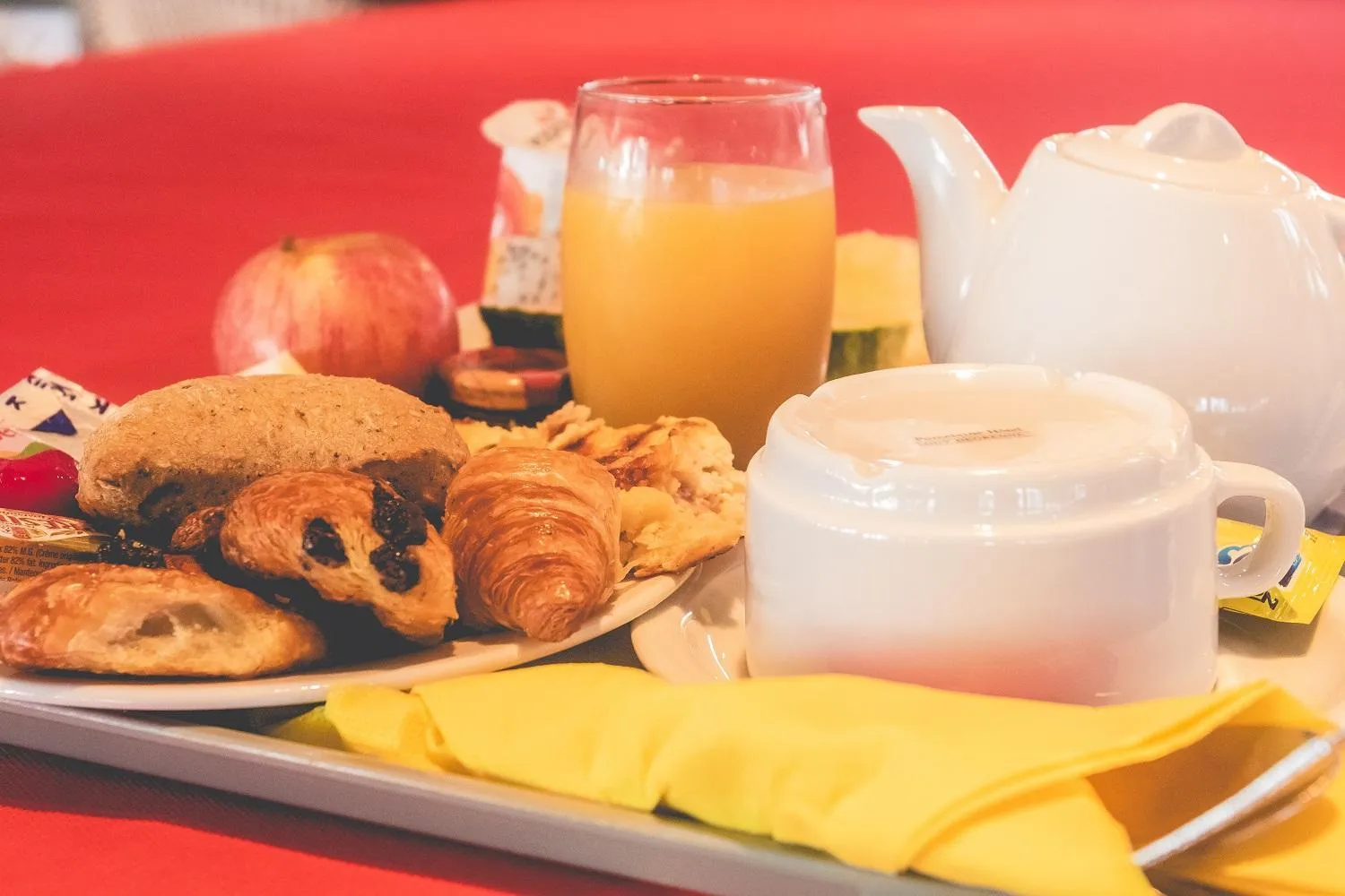 Food and drinks in Hotel des Roches