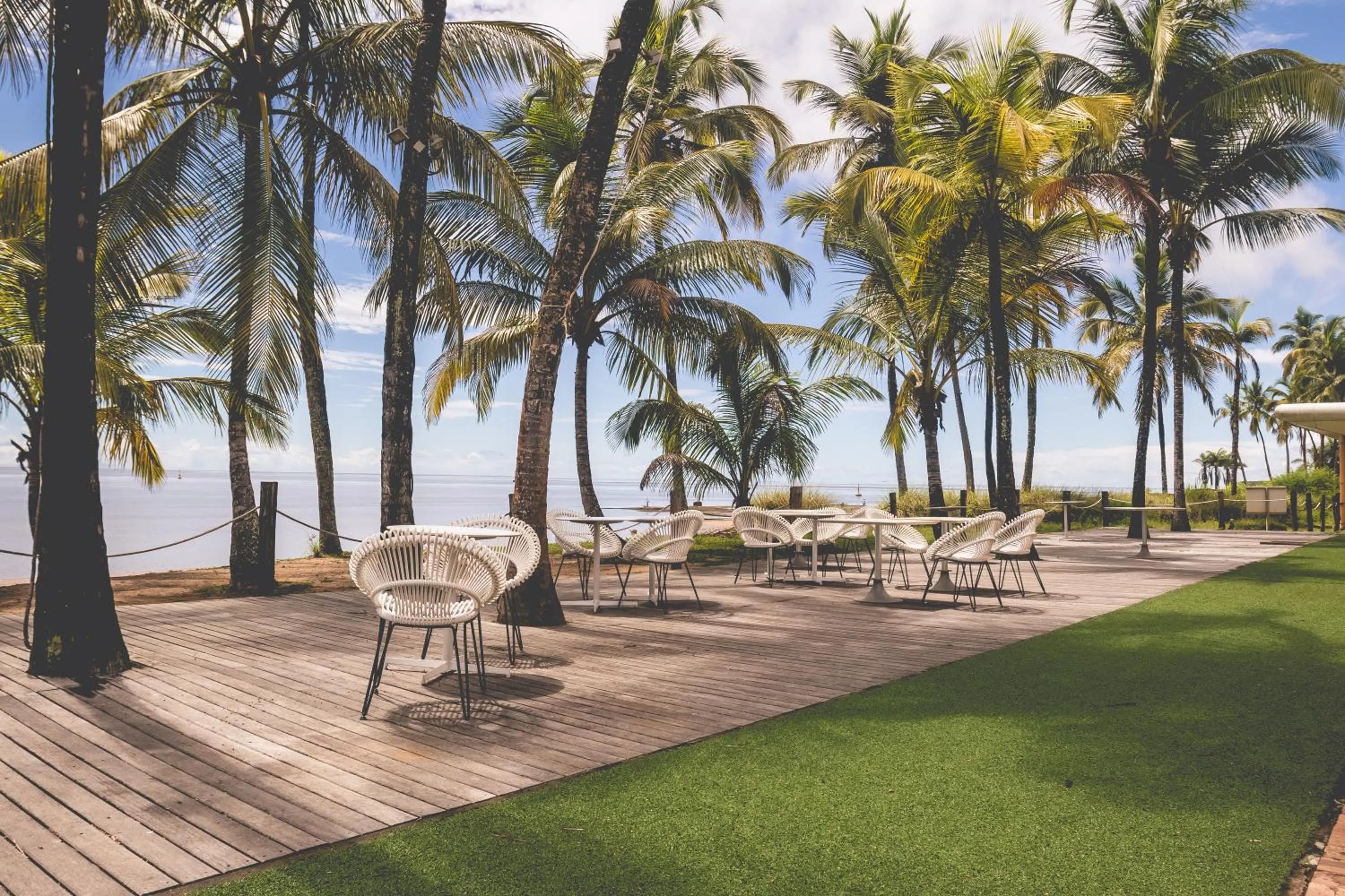 Seating area in Hotel des Roches
