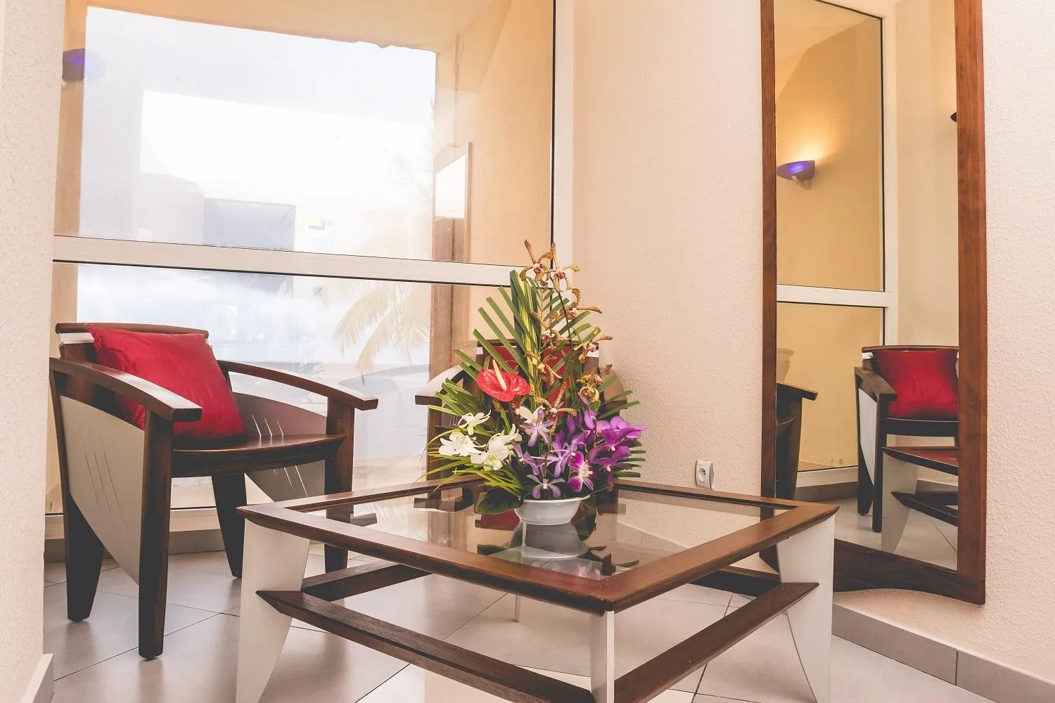 Living room in Hotel des Roches