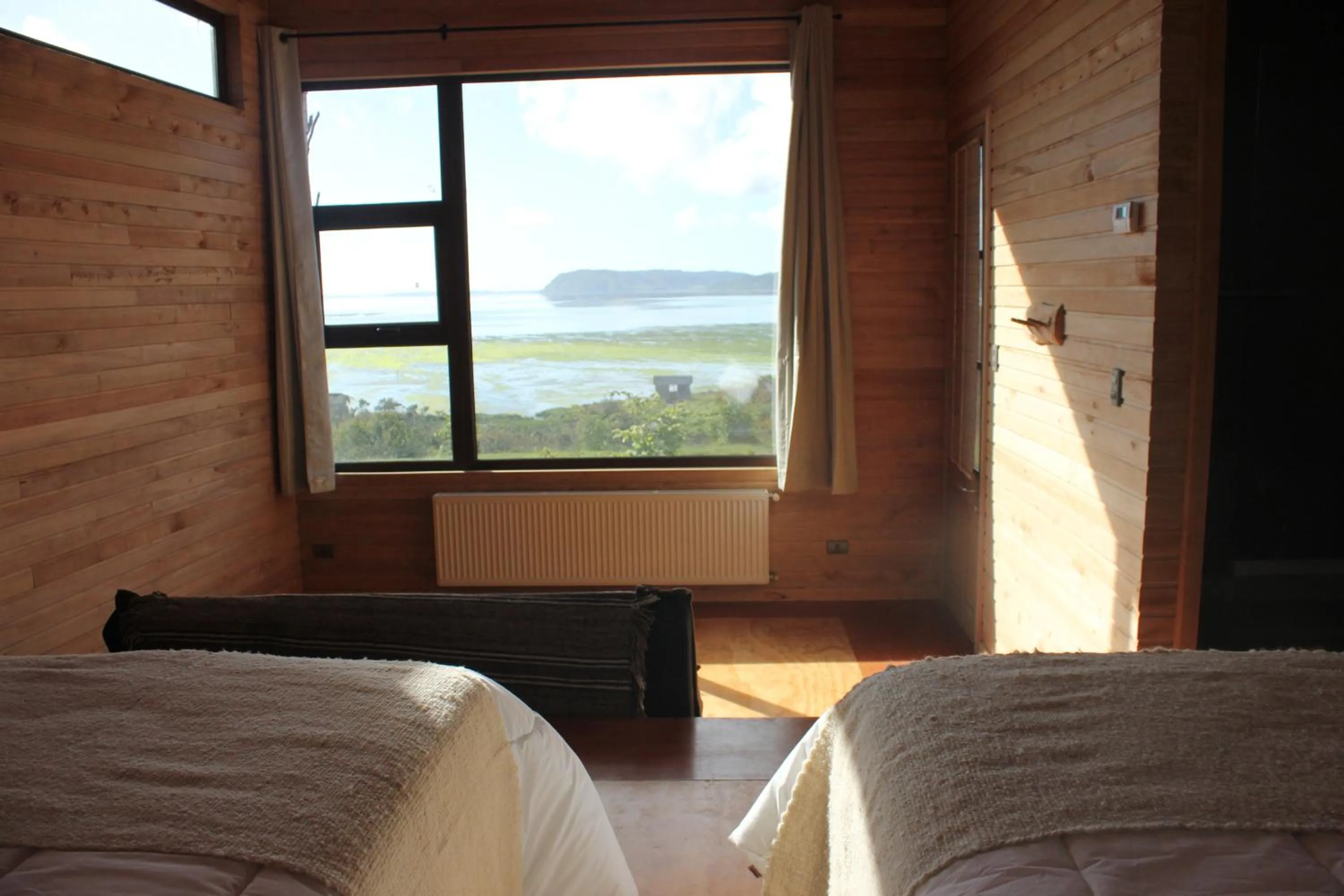 Sea view, Bed in Refugio Pullao