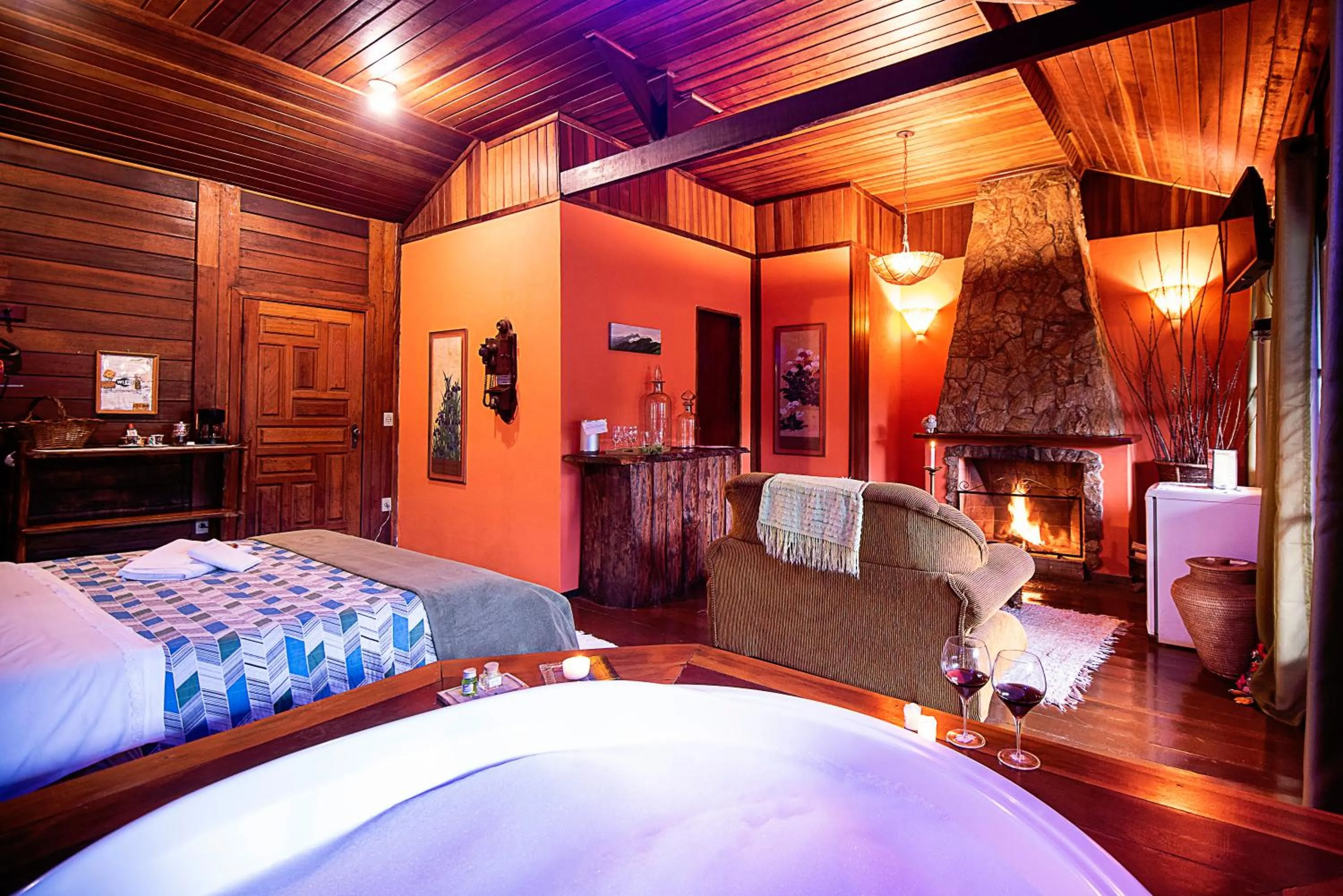 Photo of the whole room, Bed in Pousada Verde Água Visconde de Mauá