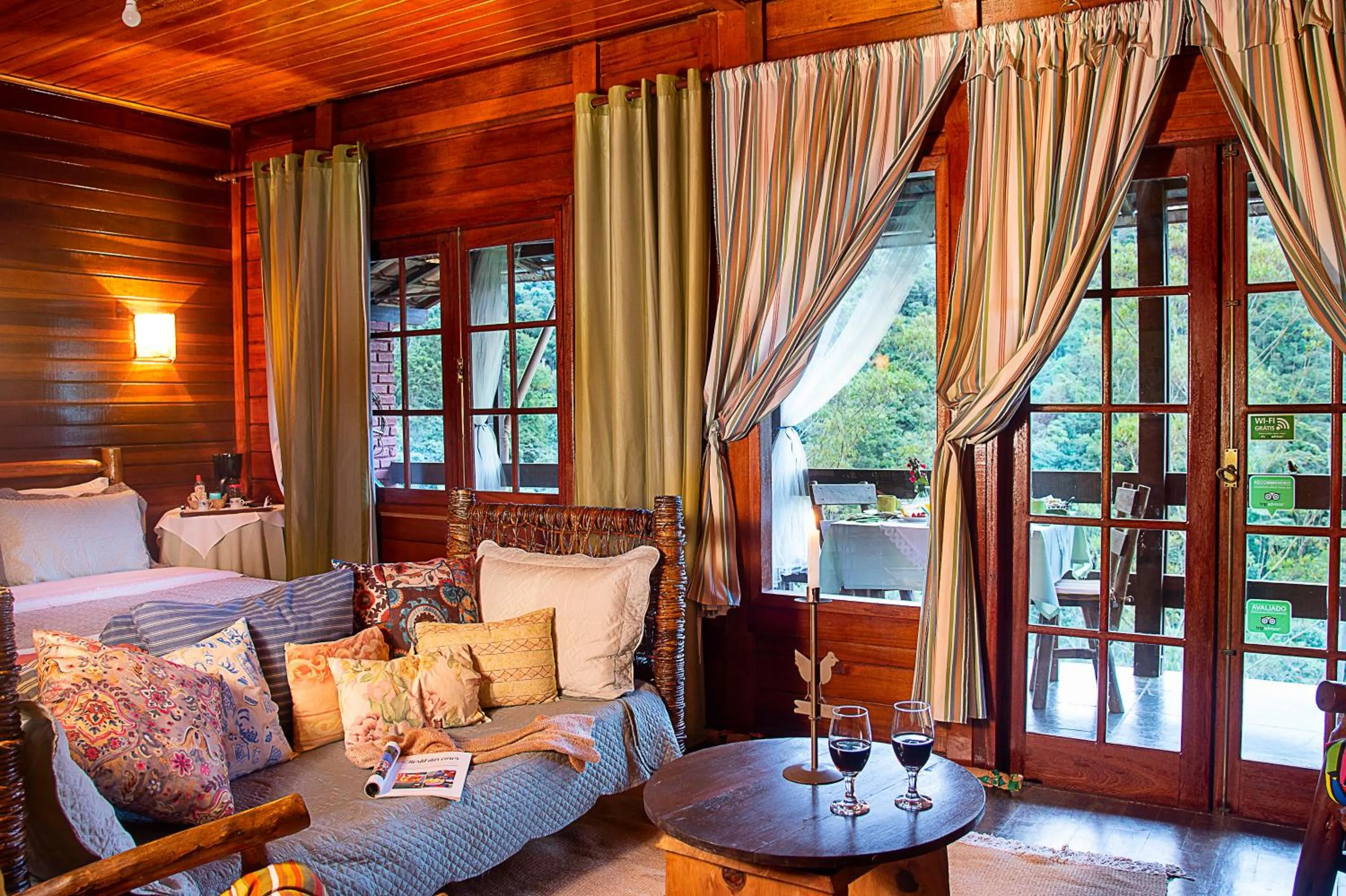 Living room in Pousada Verde Água Visconde de Mauá