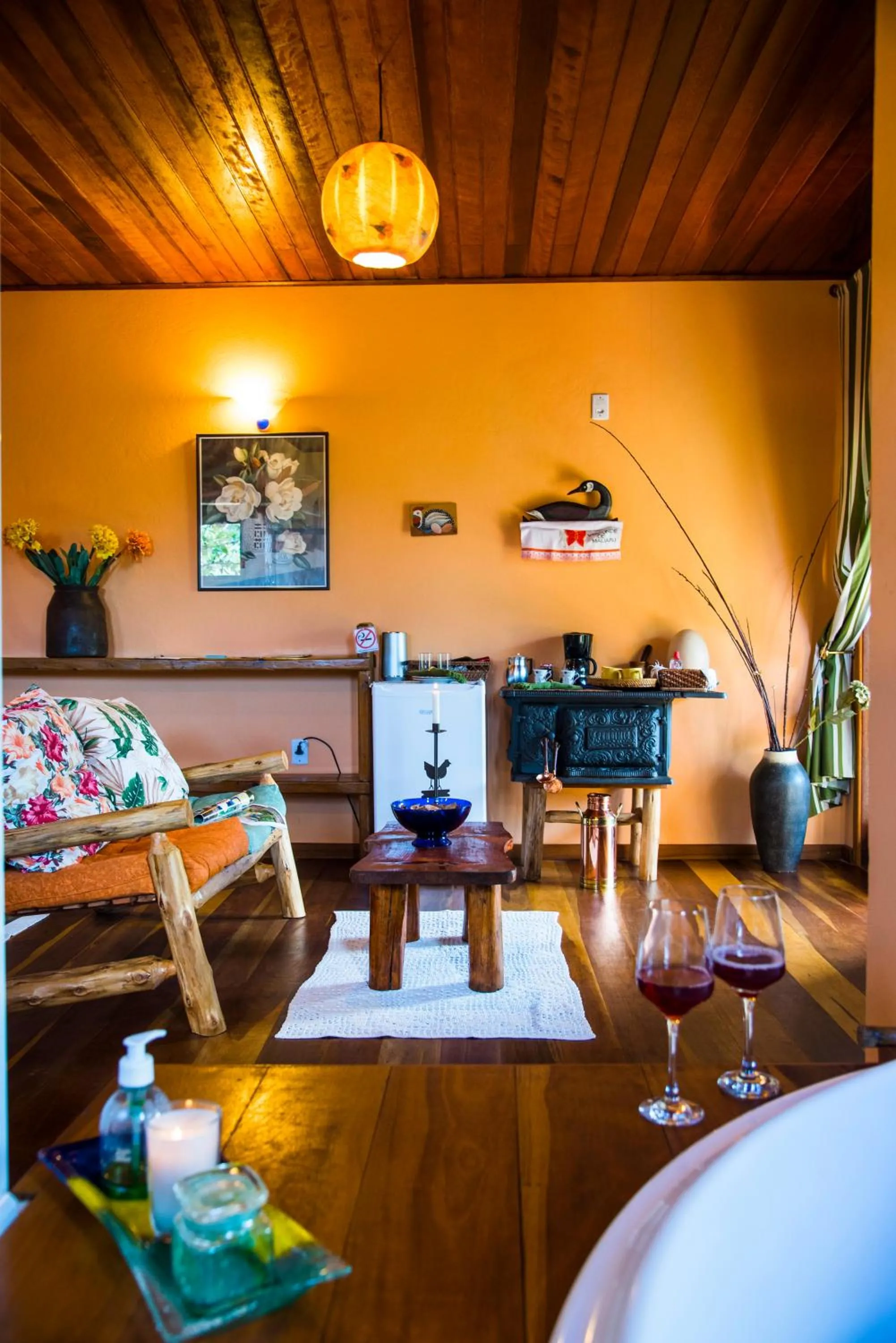 Living room in Pousada Verde Água Visconde de Mauá